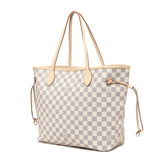 Lvlenka Louis Vuitton N51108 Neverfull GM Shoulder Bag Damier Azur Canvas