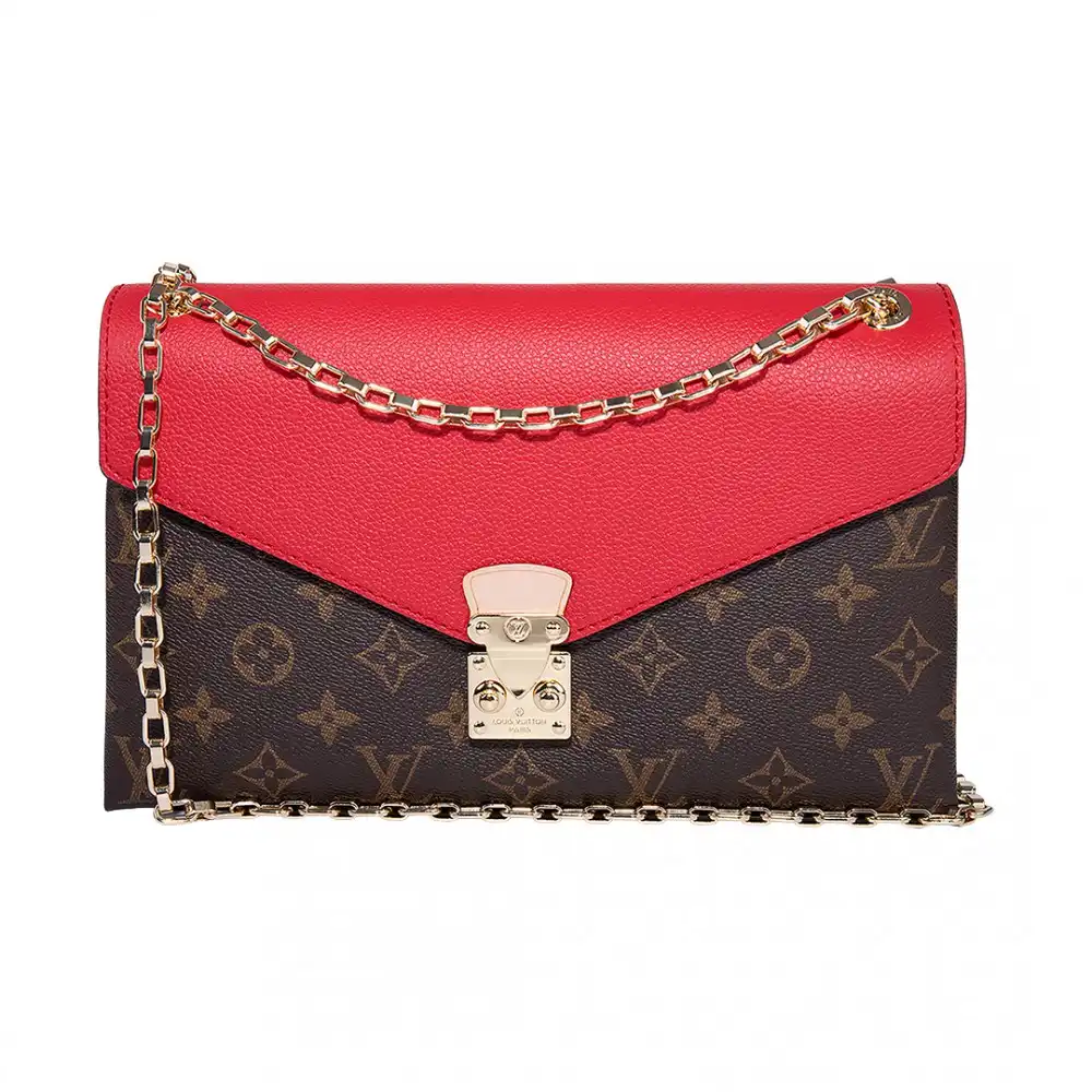 Cheap Louis Vuitton Monogram Canvas Pallas Chain M41201 Cerise