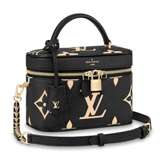 Lvlenka Louis Vuitton Vanity PM Black M45780 Creme M45599