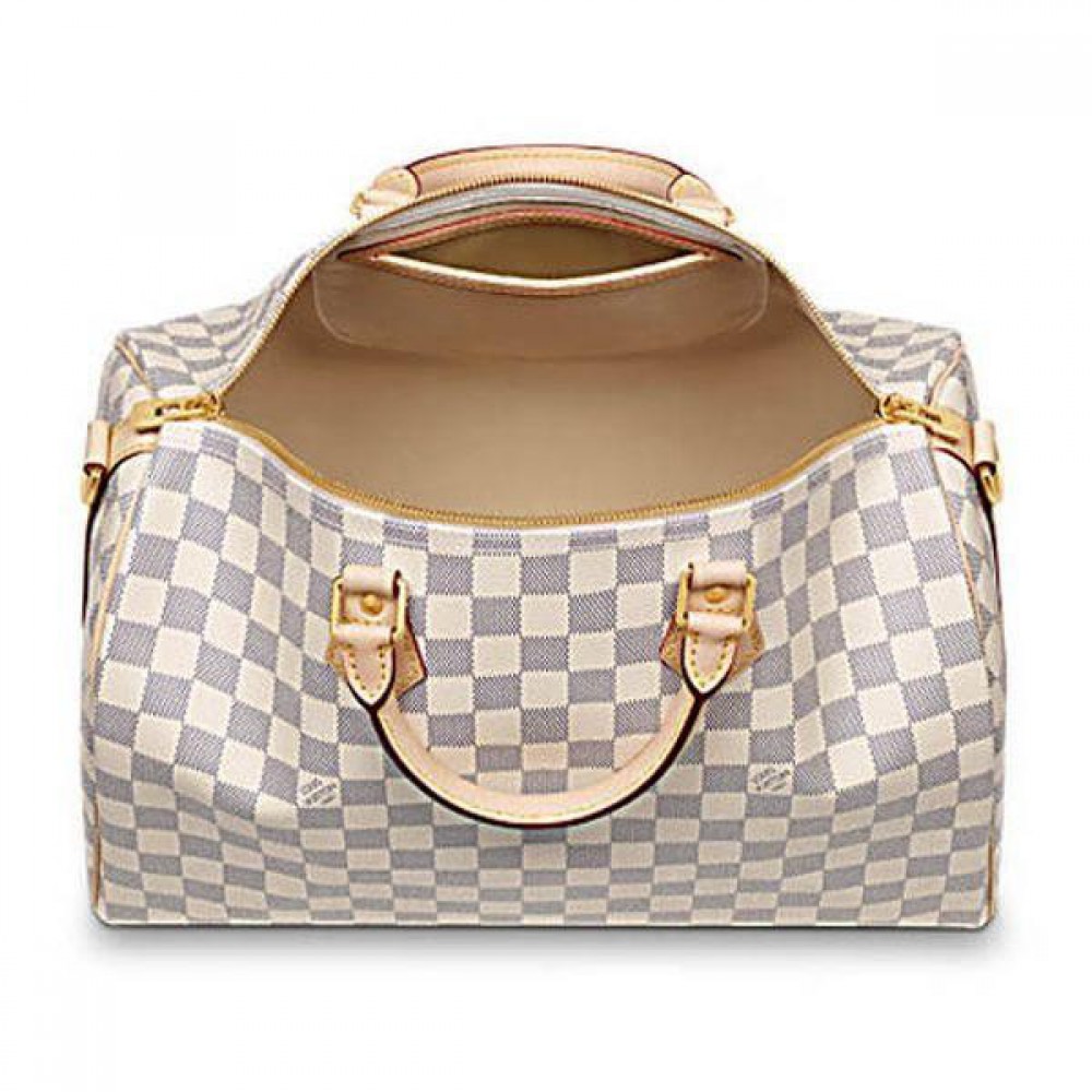 Lvlenka Louis Vuitton Damier Azur Canvas Speedy Bandouliere 35 N41372