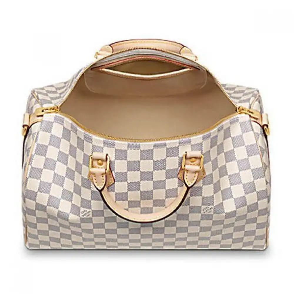 Affordable Louis Vuitton Damier Azur Canvas Speedy Bandouliere 35 N41372