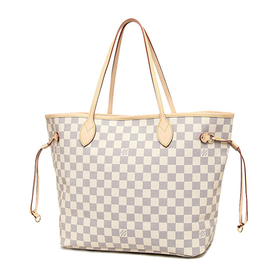 Lvlenka Louis Vuitton N51108 Neverfull GM Shoulder Bag Damier Azur Canvas