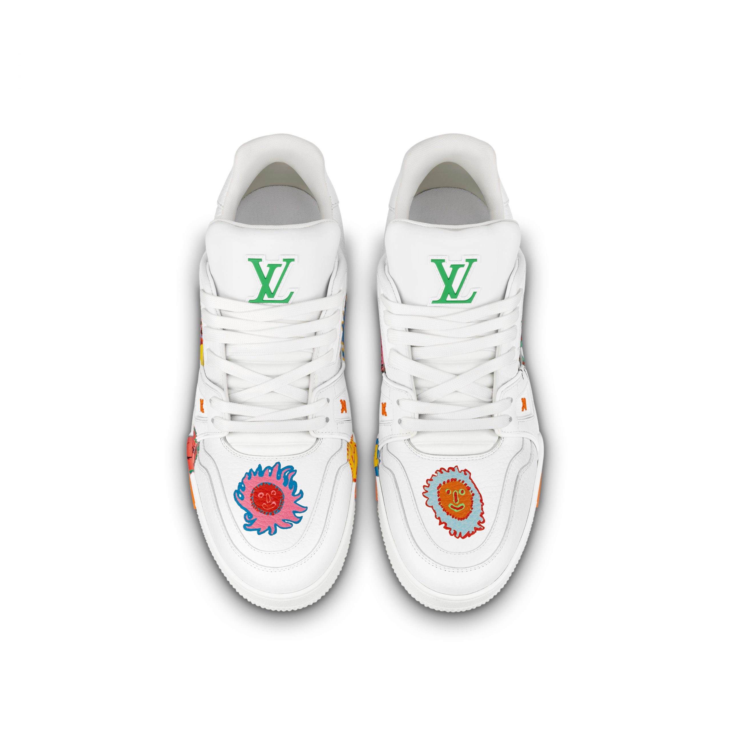 Lvlenka Louis Vuitton Trainer Sneaker LV x YK LV White 1ABD39