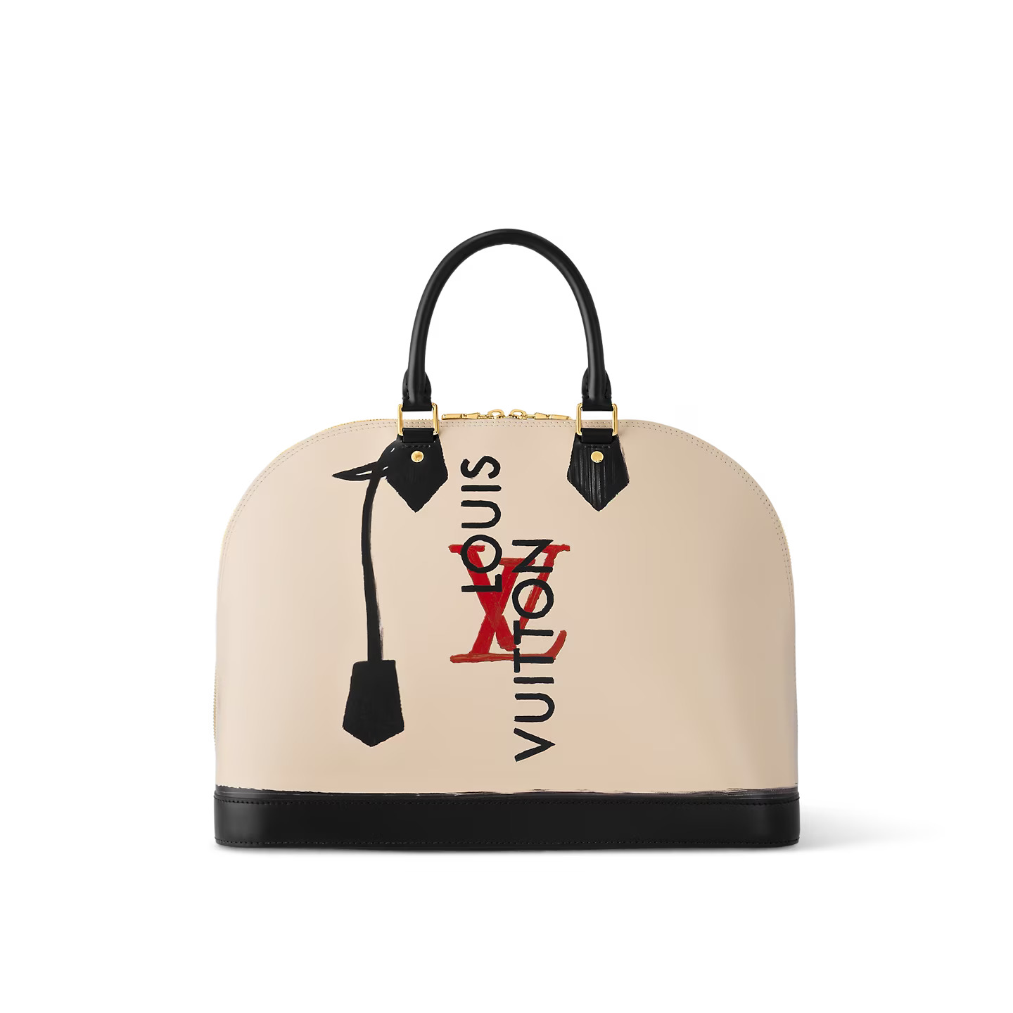 Lvlenka Louis Vuitton Beige Black M23598 Alma GM