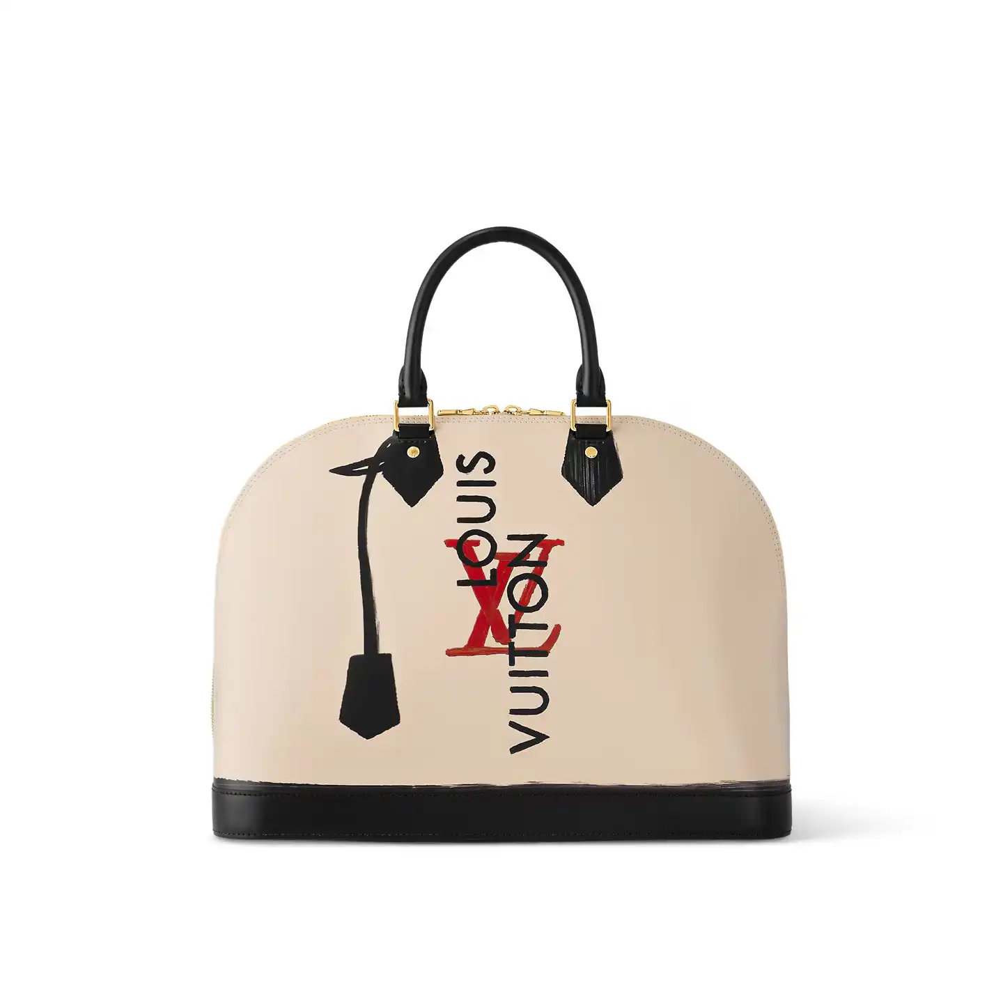 Louis Vuitton Beige Black M23598 Alma GM