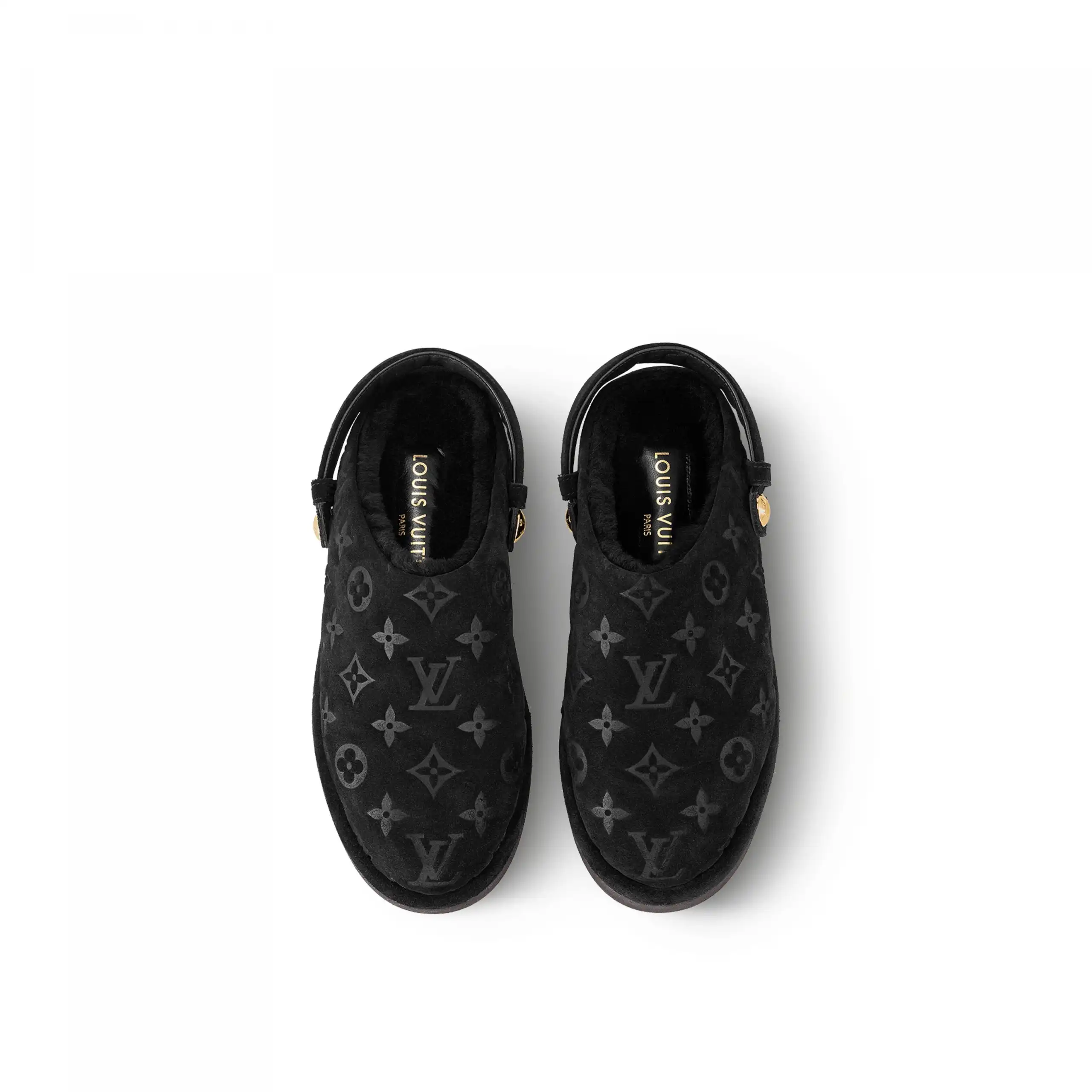 Affordable Louis Vuitton Aspen Platform Clog Black 1ACHW9