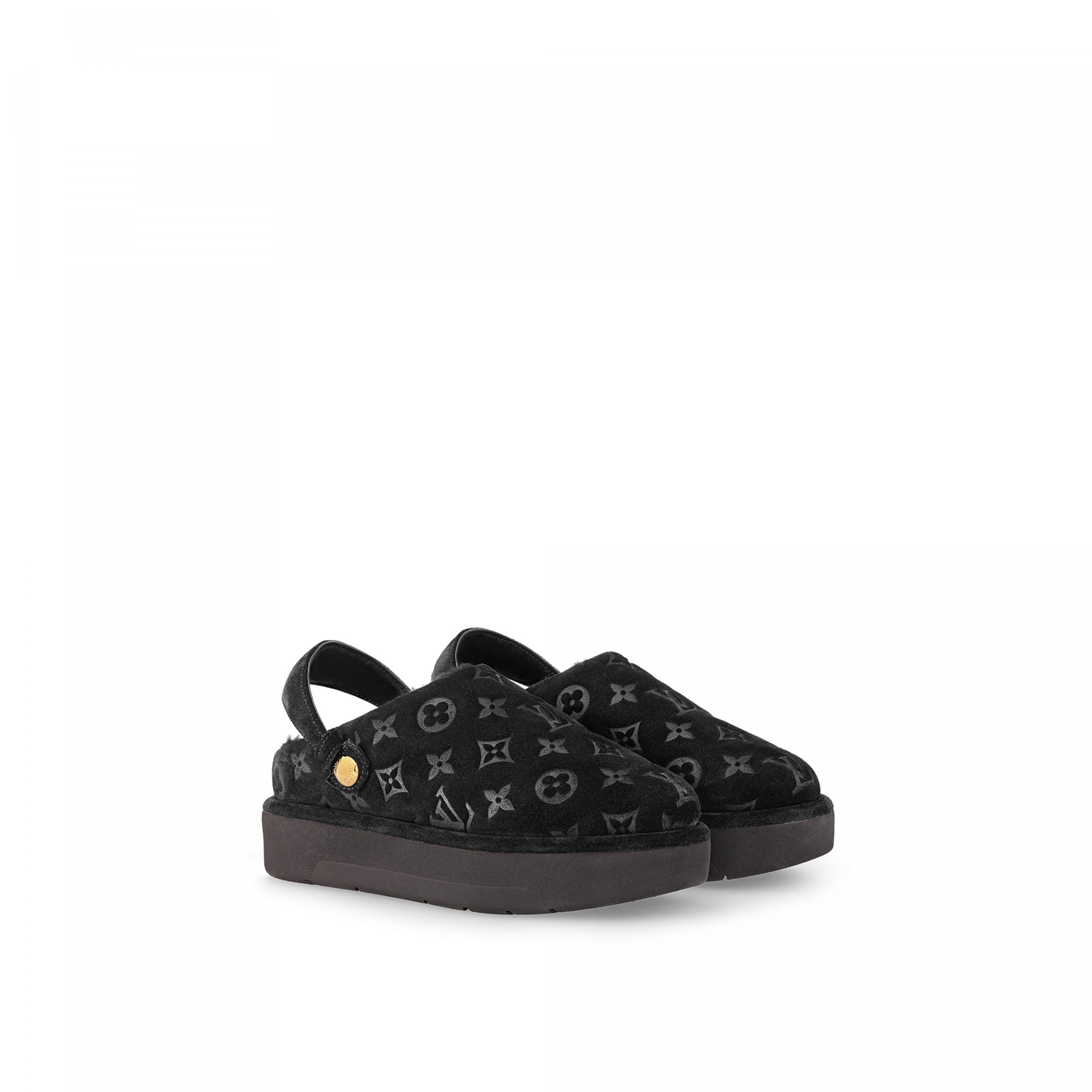 Lvlenka Louis Vuitton Aspen Platform Clog Black 1ACHW9