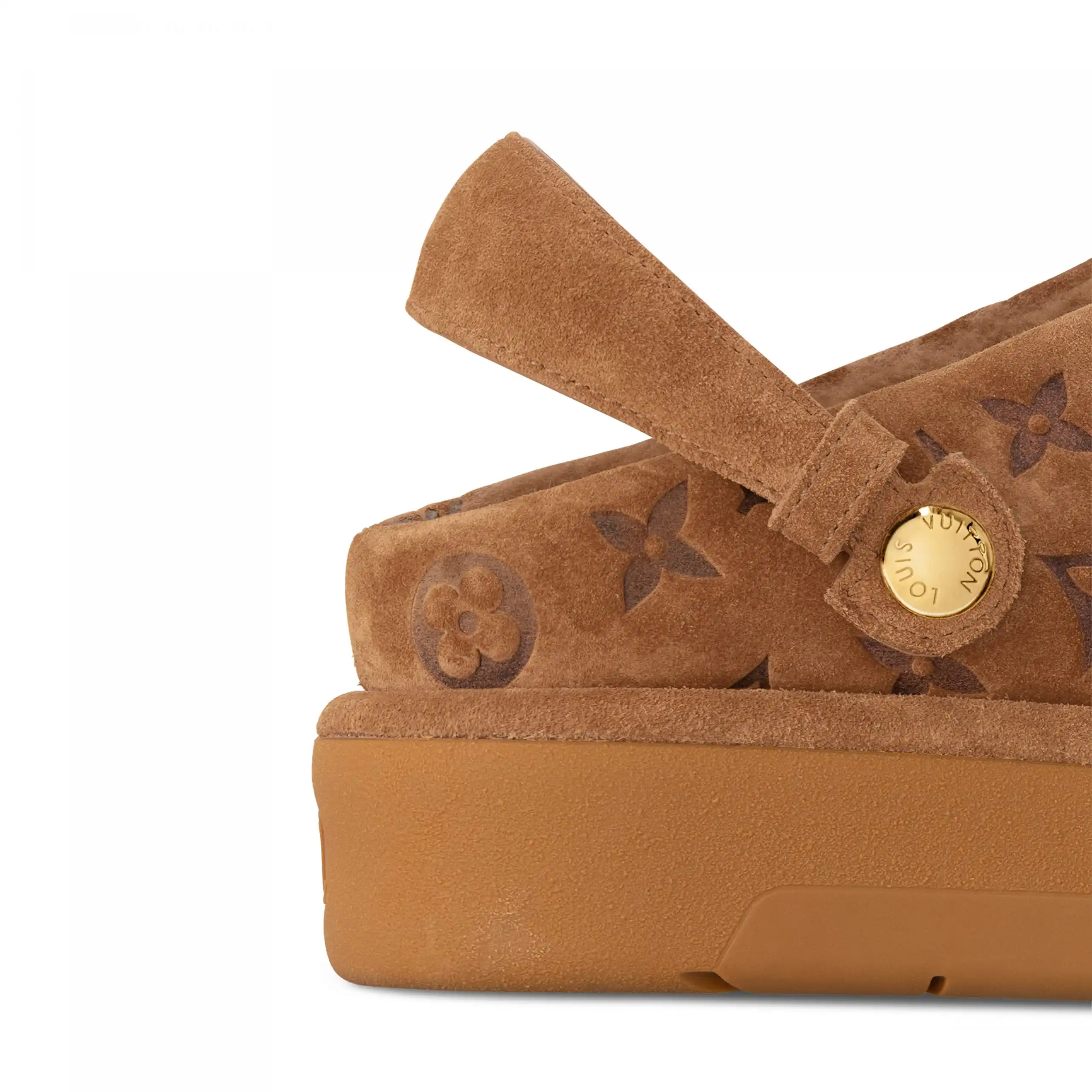 Affordable Louis Vuitton Aspen Platform Clog Brown 1ACHWJ