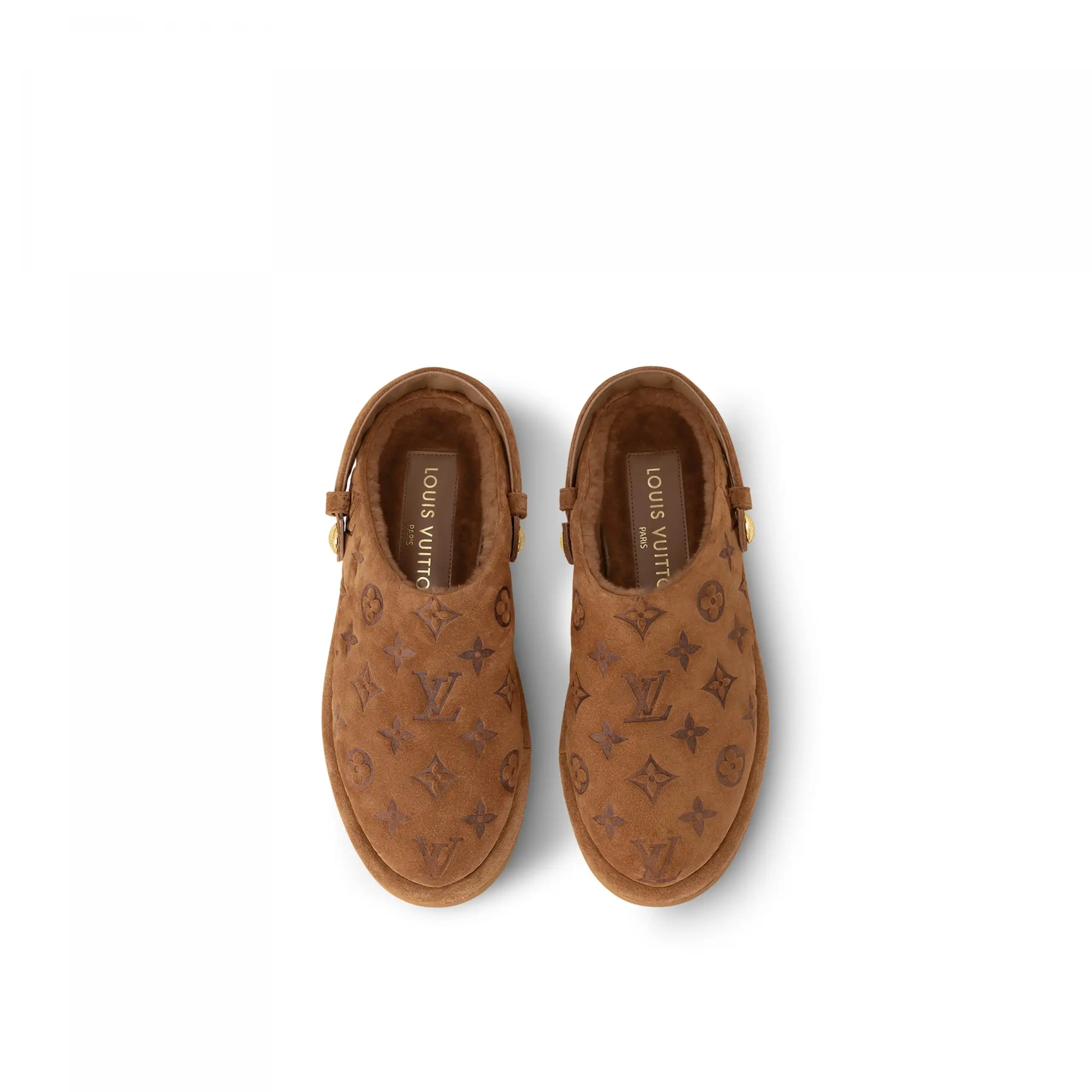 Affordable Louis Vuitton Aspen Platform Clog Brown 1ACHWJ