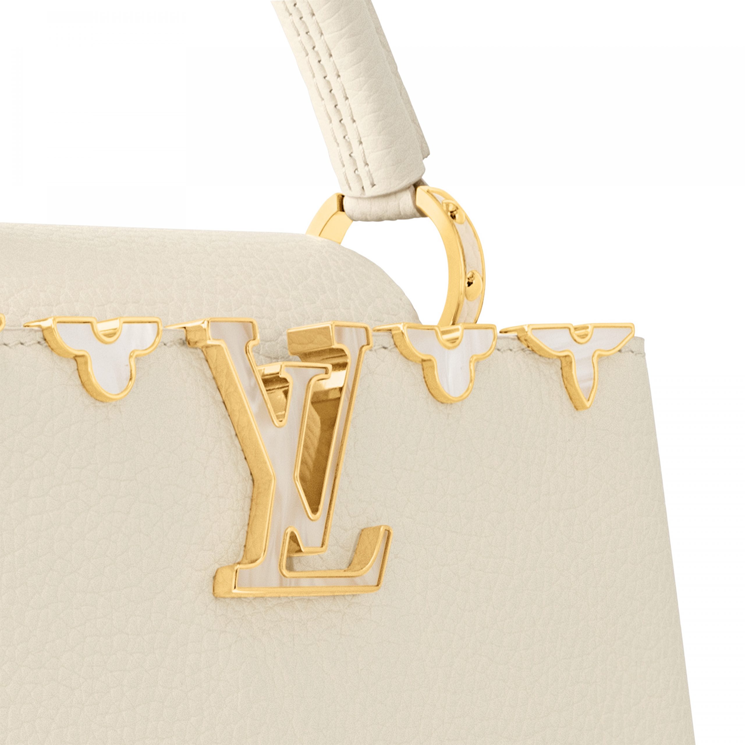 Lvlenka Louis Vuitton M23331 Capucines BB Crème Nacre