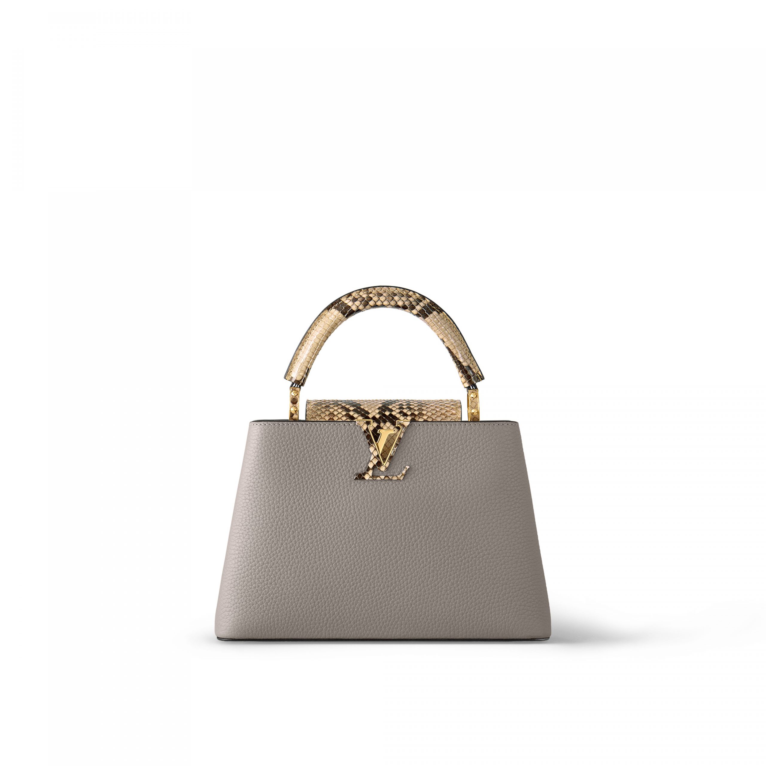 Lvlenka Louis Vuitton N82068 Capucines BB Steeple Gray