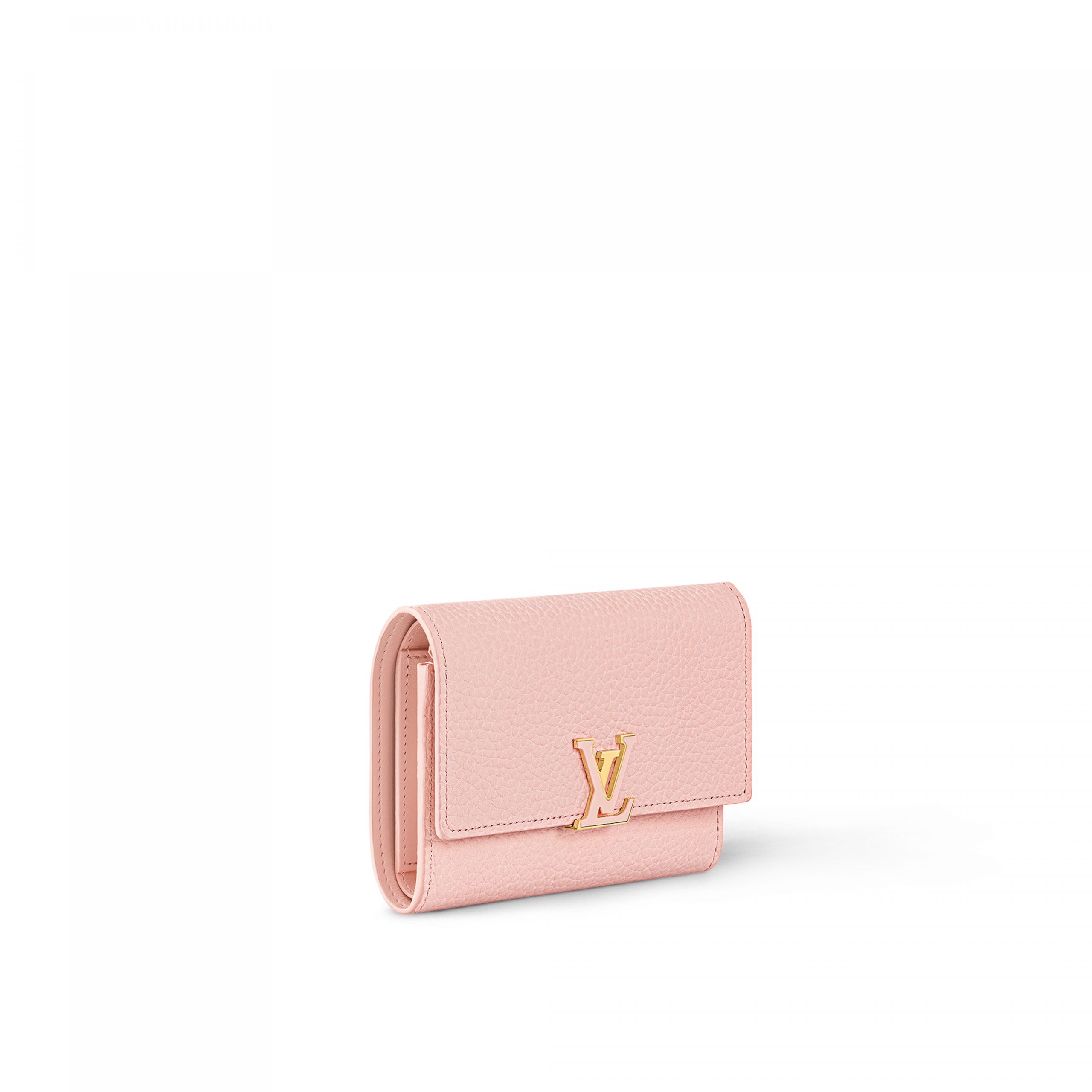 Louis Vuitton M82361 Capucines Compact Wallet Rose Jasmine