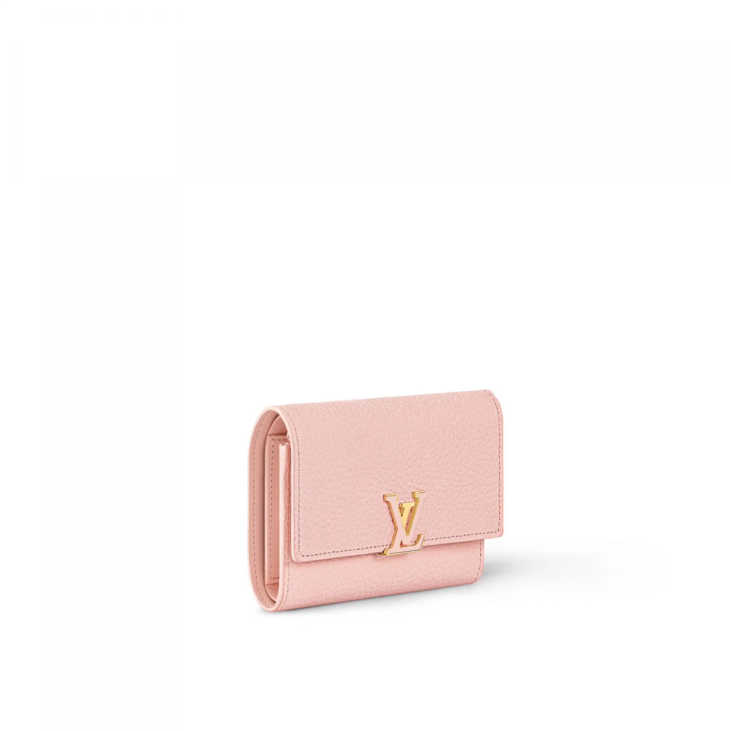 Affordable Louis Vuitton M82361 Capucines Compact Wallet Rose Jasmine