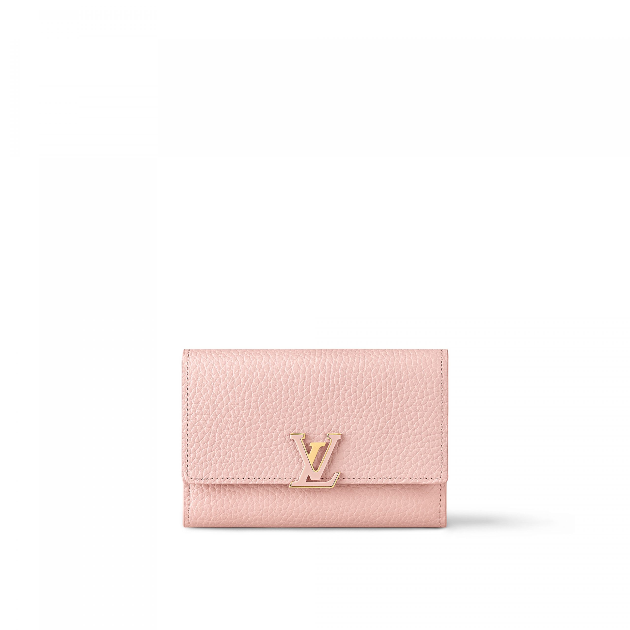 Louis Vuitton M82361 Capucines Compact Wallet Rose Jasmine