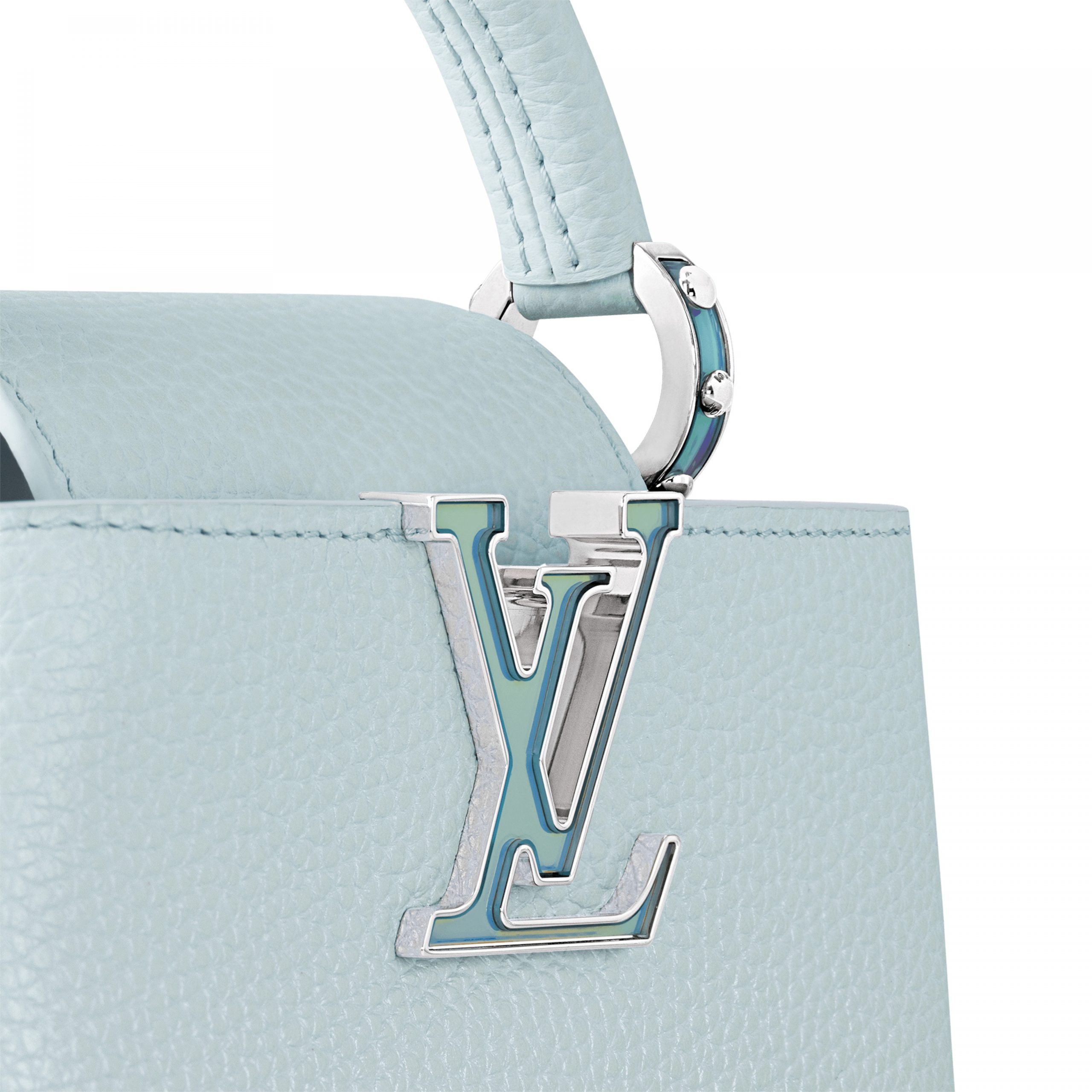 Lvlenka Louis Vuitton M23289 LV SKI Capucines Mini Blue Glacier