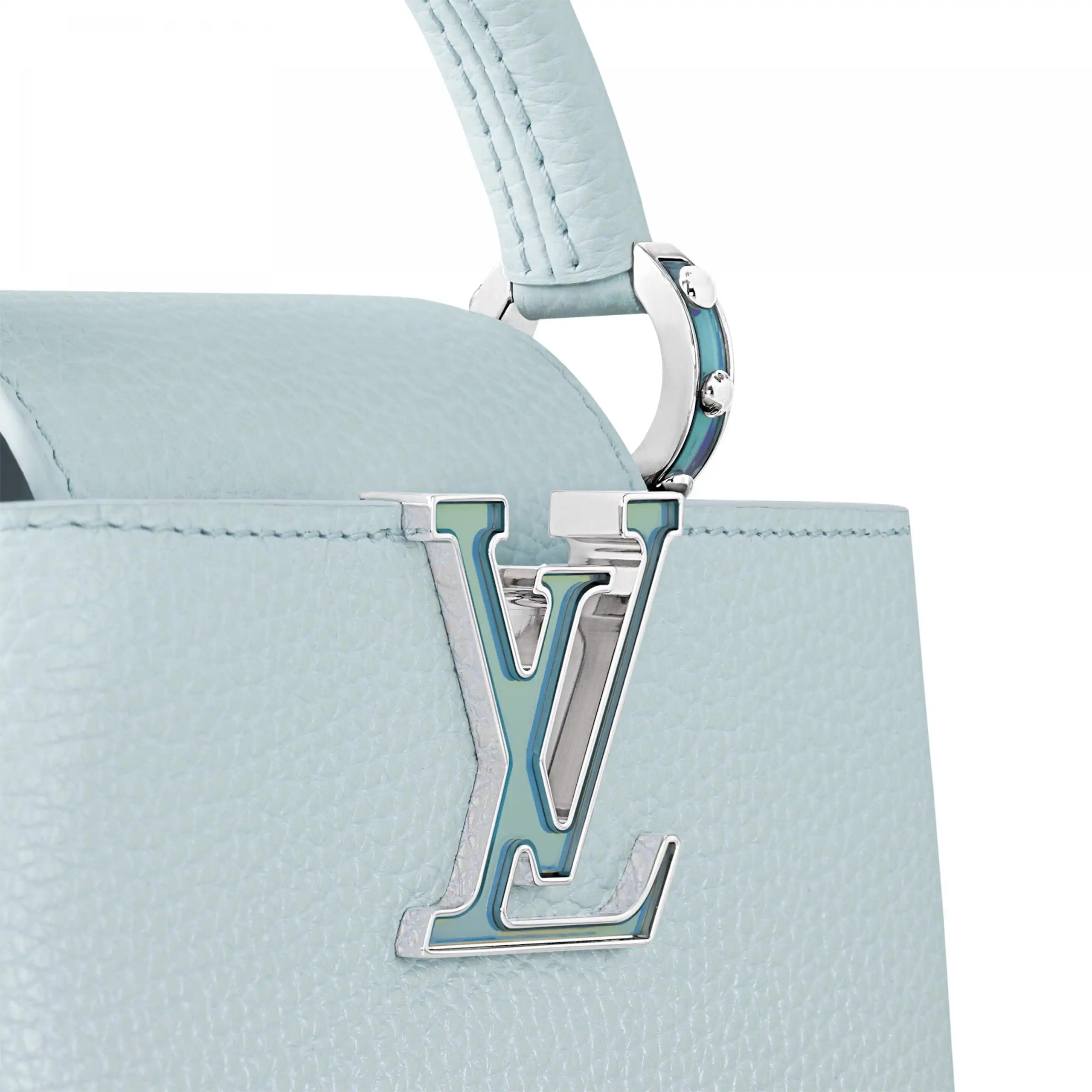 Cheap Louis Vuitton M23289 LV SKI Capucines Mini Blue Glacier