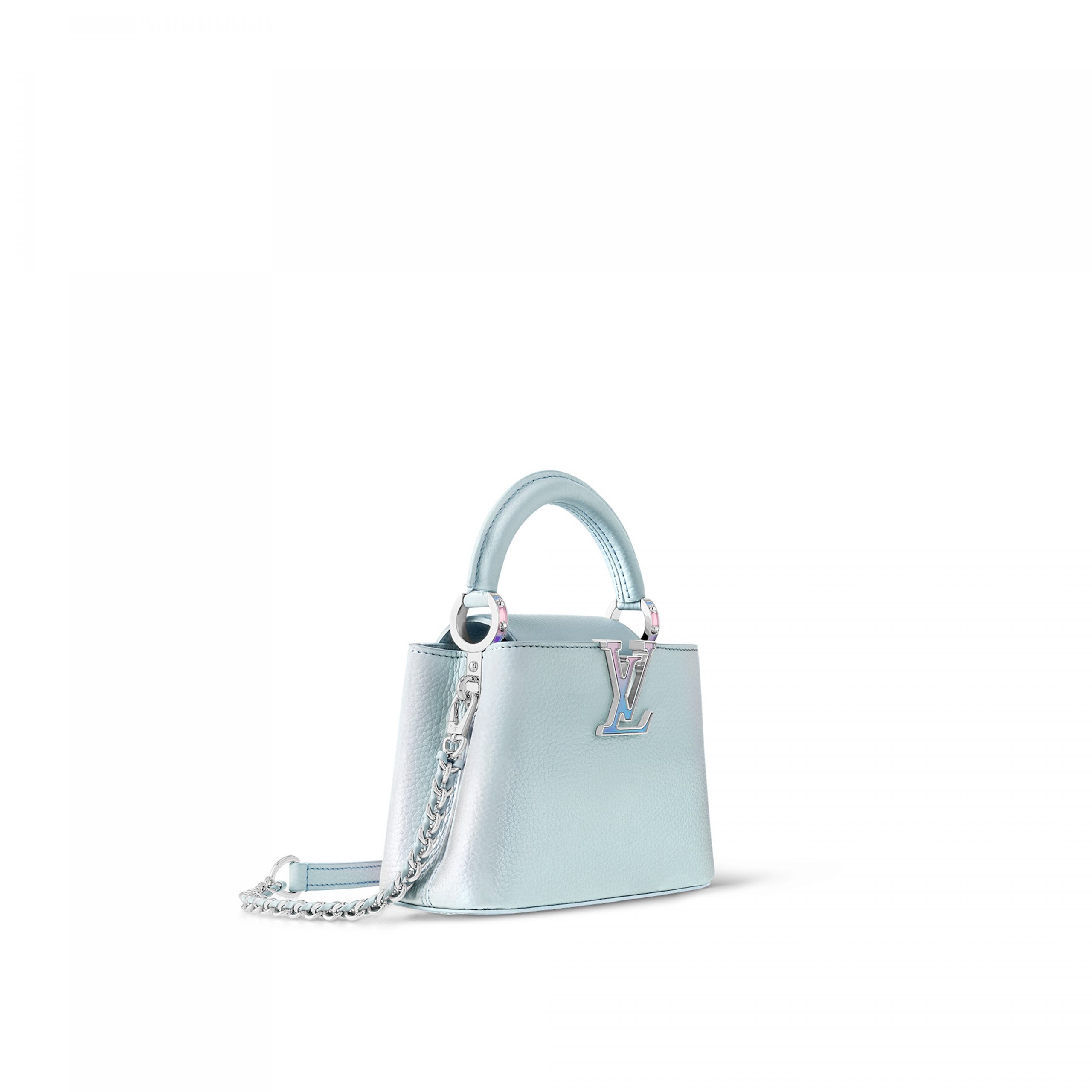 Lvlenka Louis Vuitton M23289 LV SKI Capucines Mini Blue Glacier