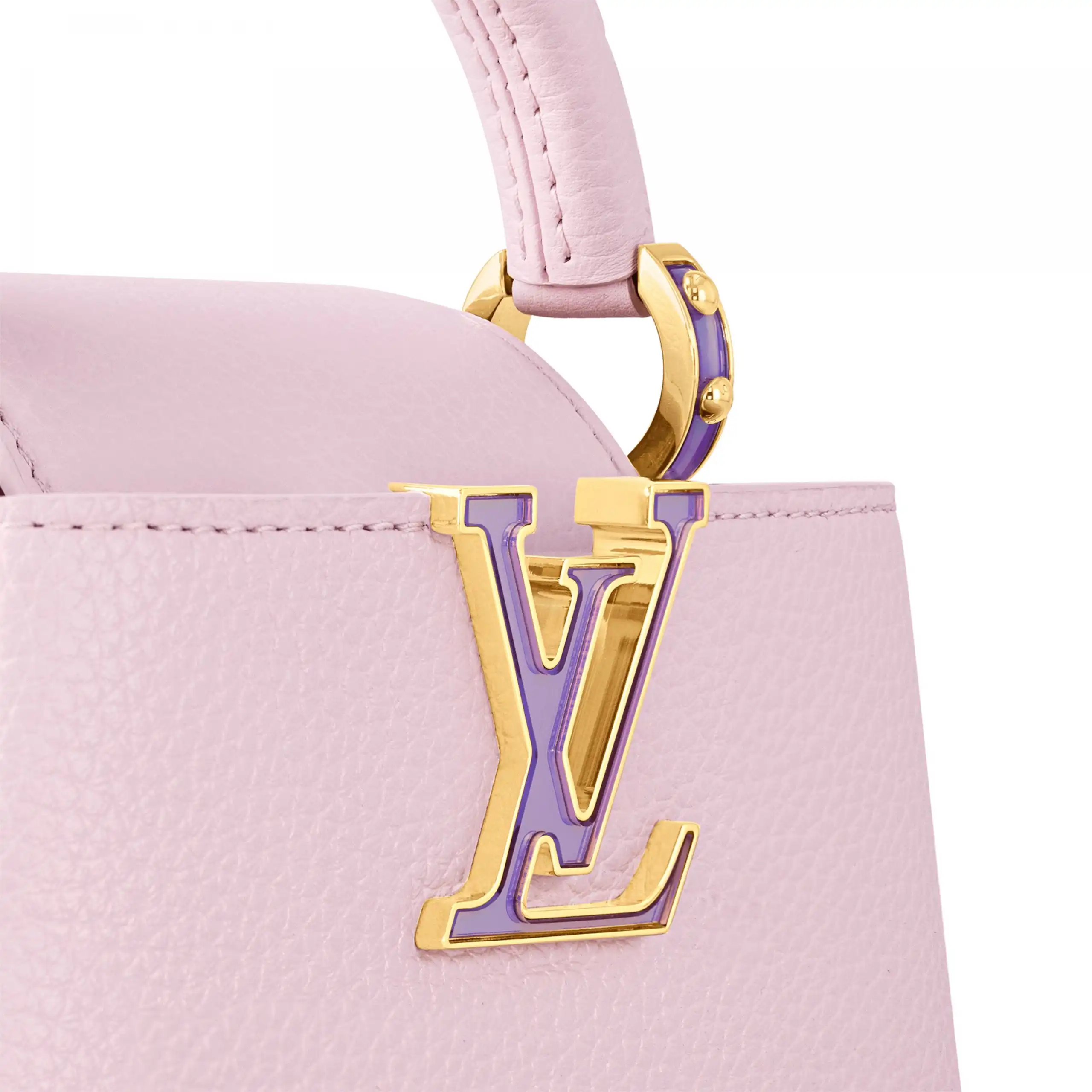 Cheap Louis Vuitton M23326 LV SKI Capucines Mini Pearly Lilac