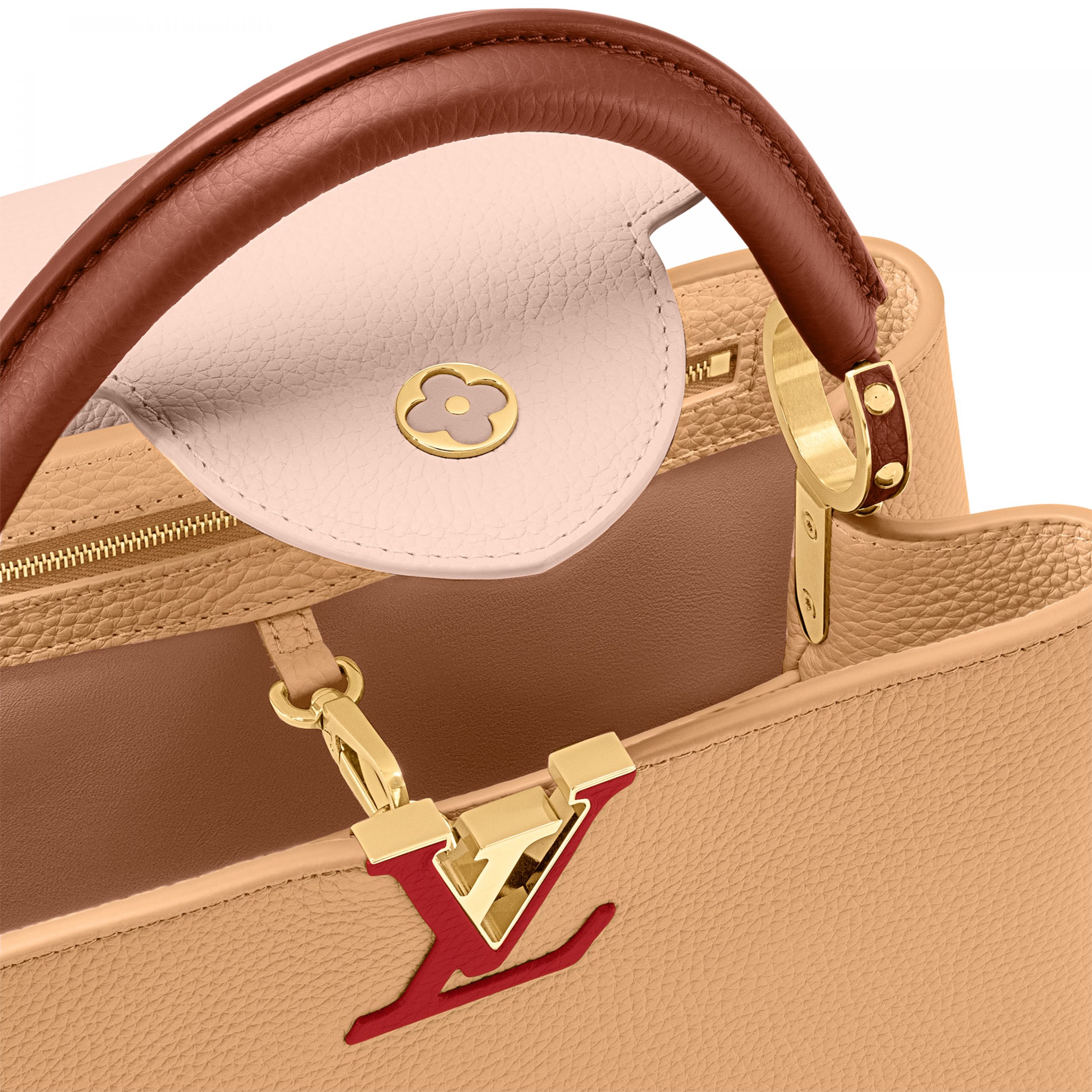 Lvlenka Louis Vuitton M20784 Capucines MM Arizona Wood