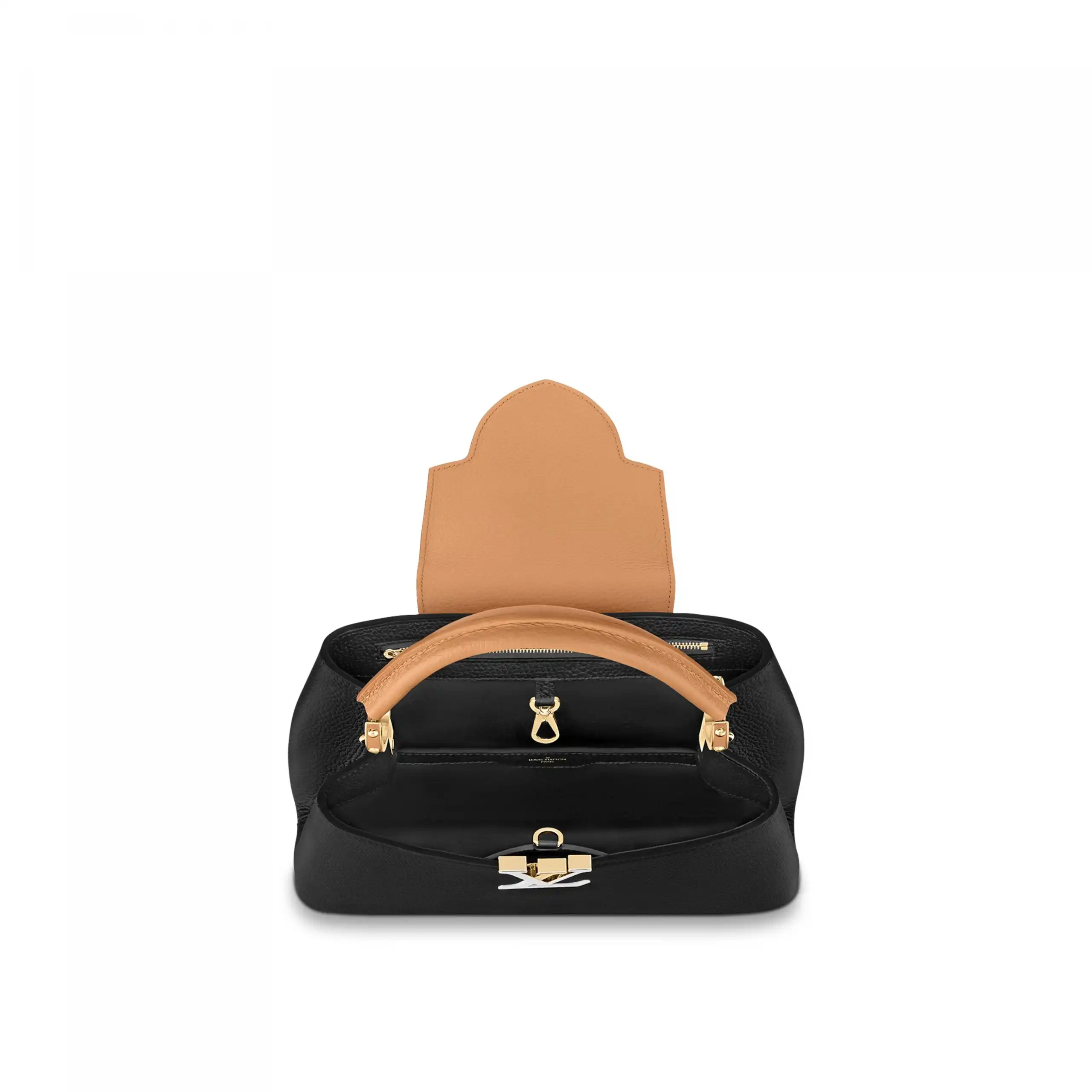 Cheap Louis Vuitton M59466 Capucines PM Black Gold Arizona