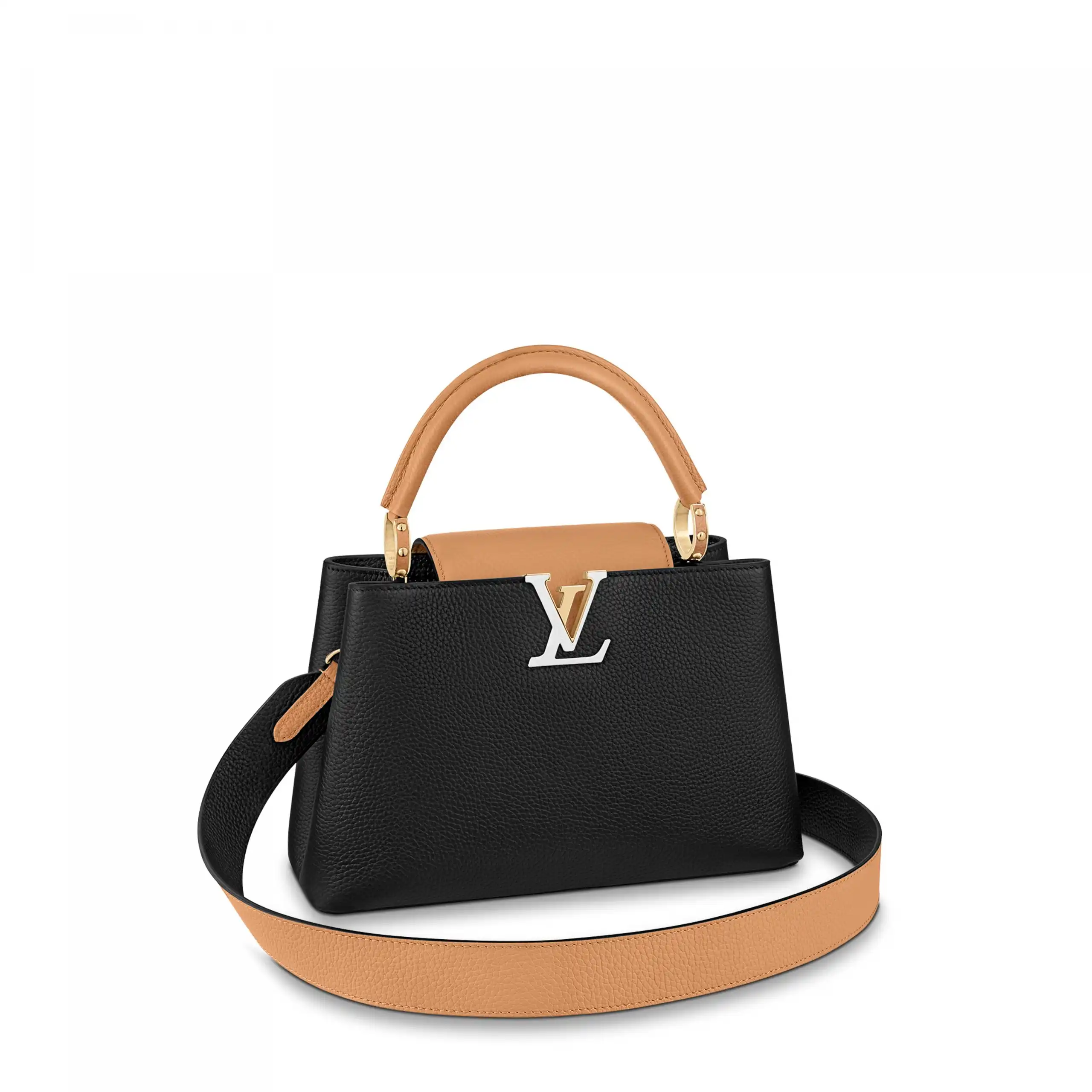 Louis Vuitton M59466 Capucines PM Black Gold Arizona