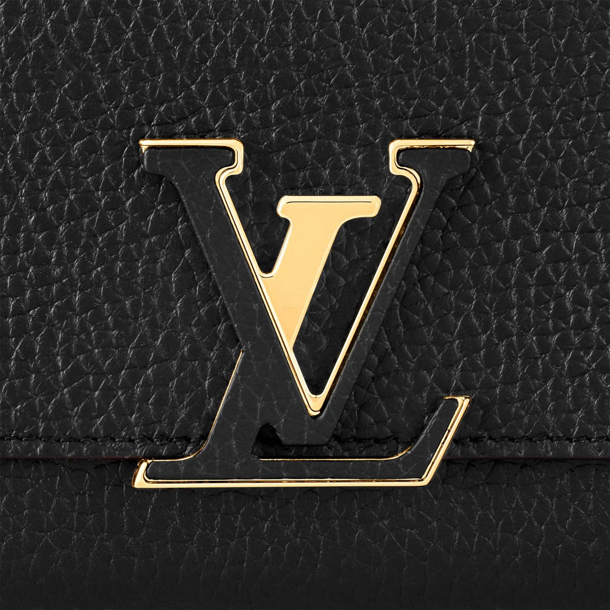 Cheap Louis Vuitton M61248 Capucines Wallet Black