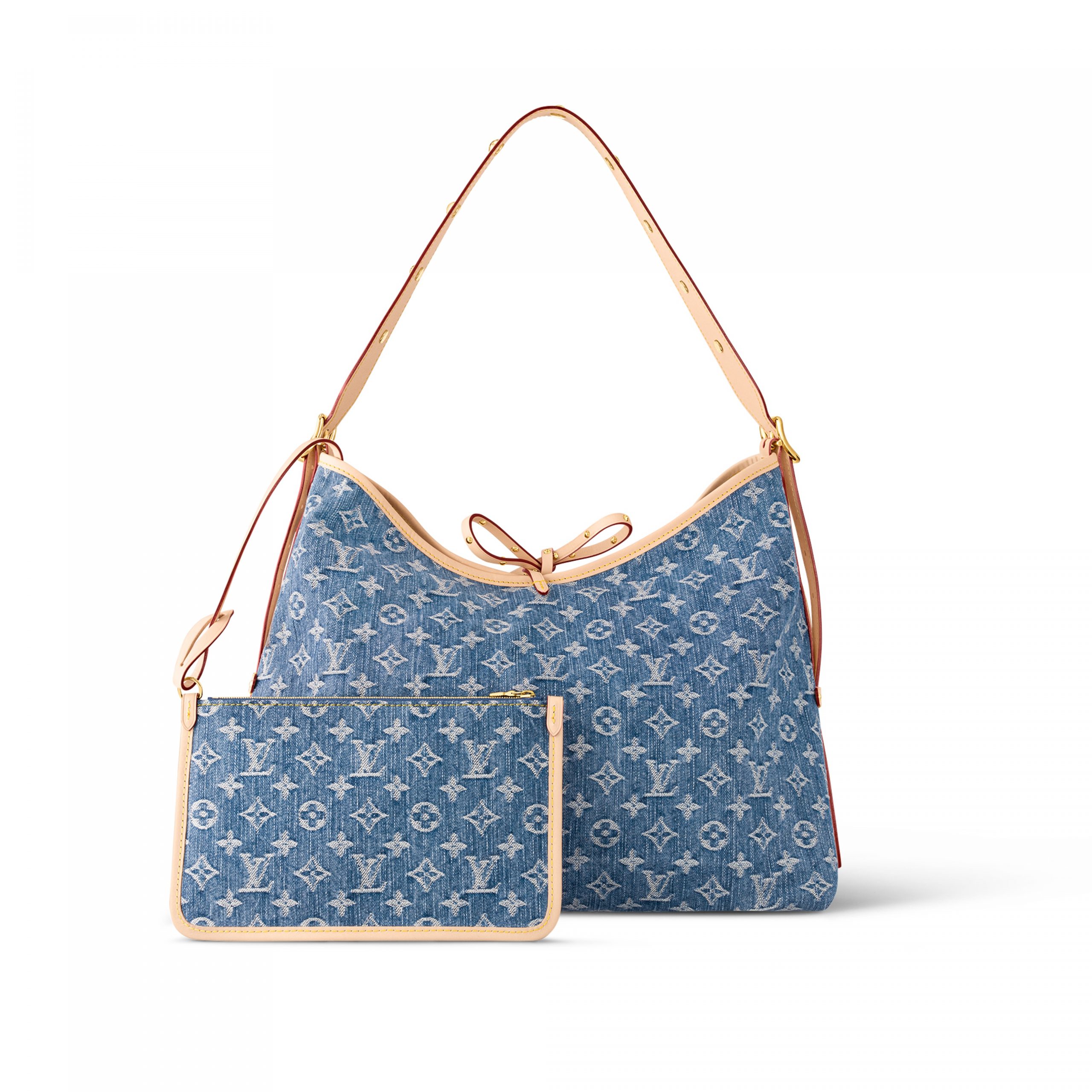 Lvlenka Louis Vuitton M46855 CarryAll MM Denim Blue