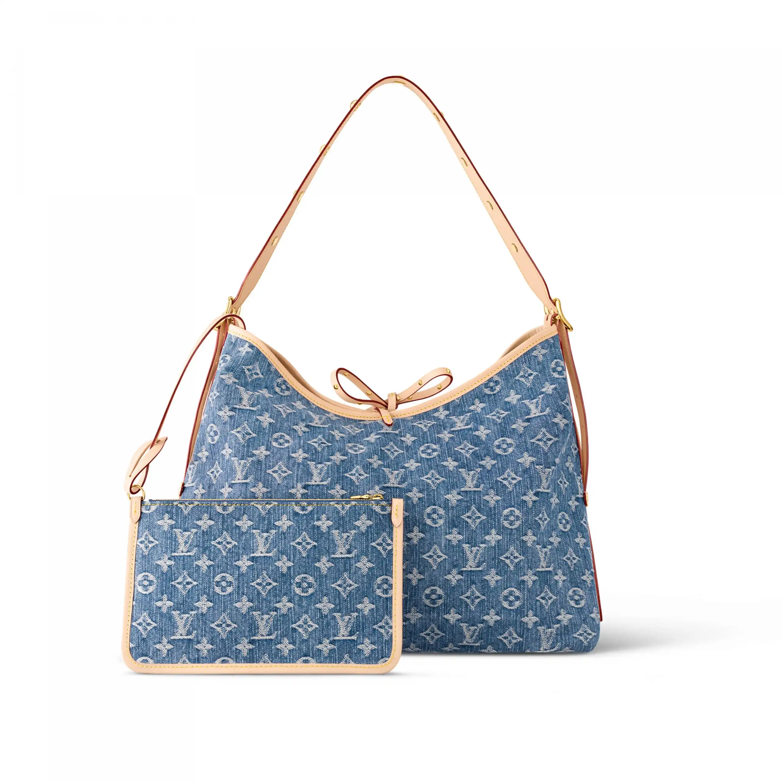 Cheap Louis Vuitton M46855 CarryAll MM Denim Blue