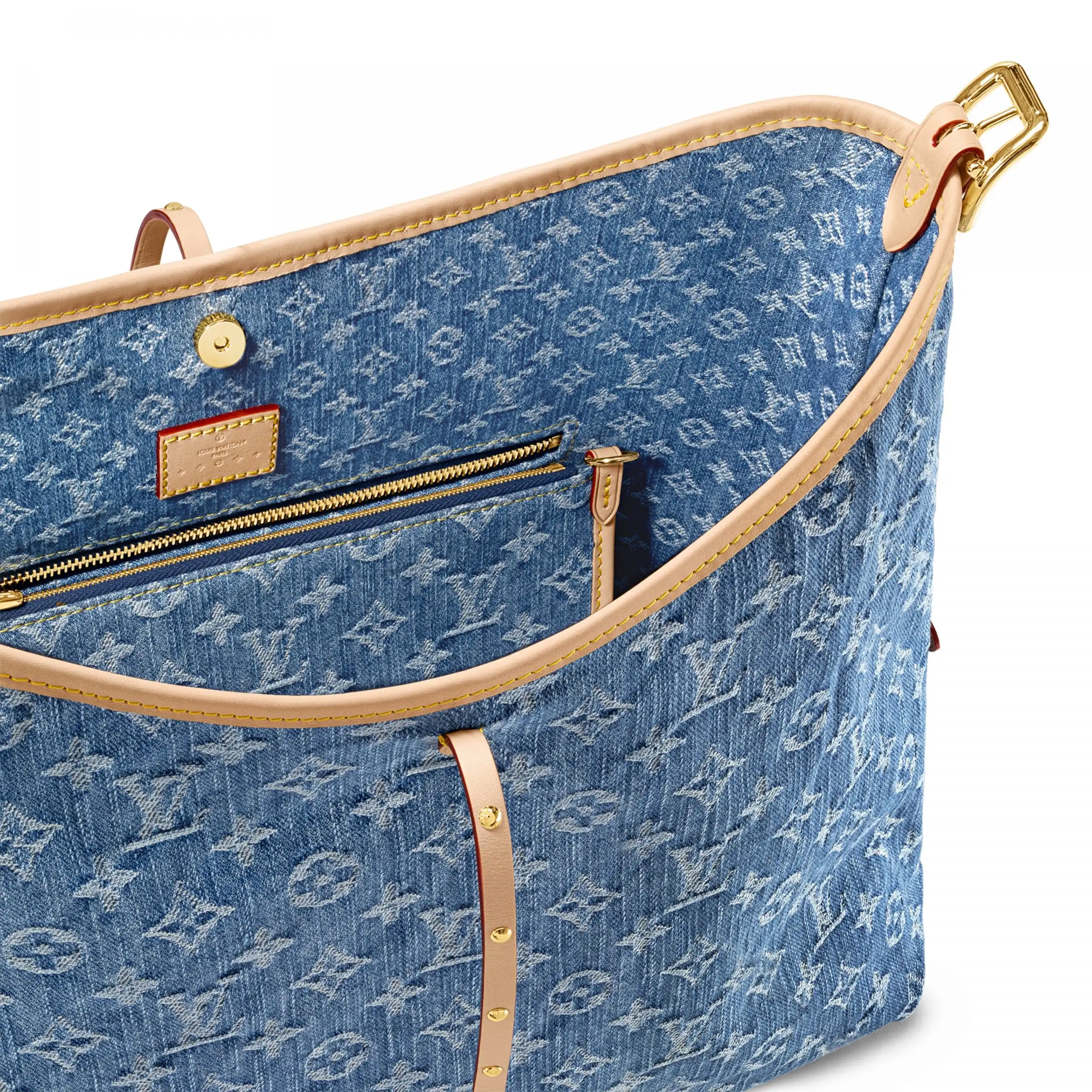 Cheap Louis Vuitton M46855 CarryAll MM Denim Blue