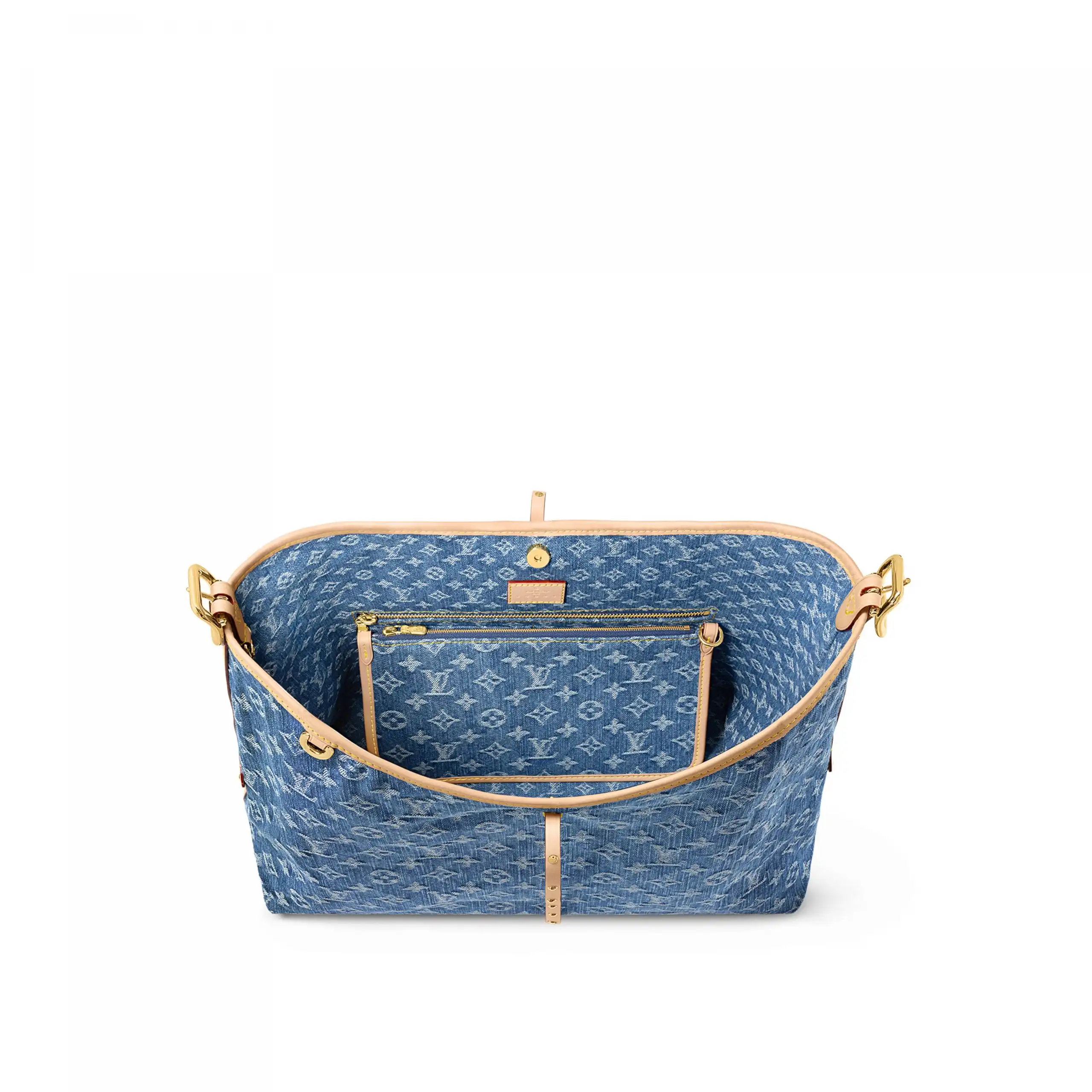 Cheap Louis Vuitton M46855 CarryAll MM Denim Blue