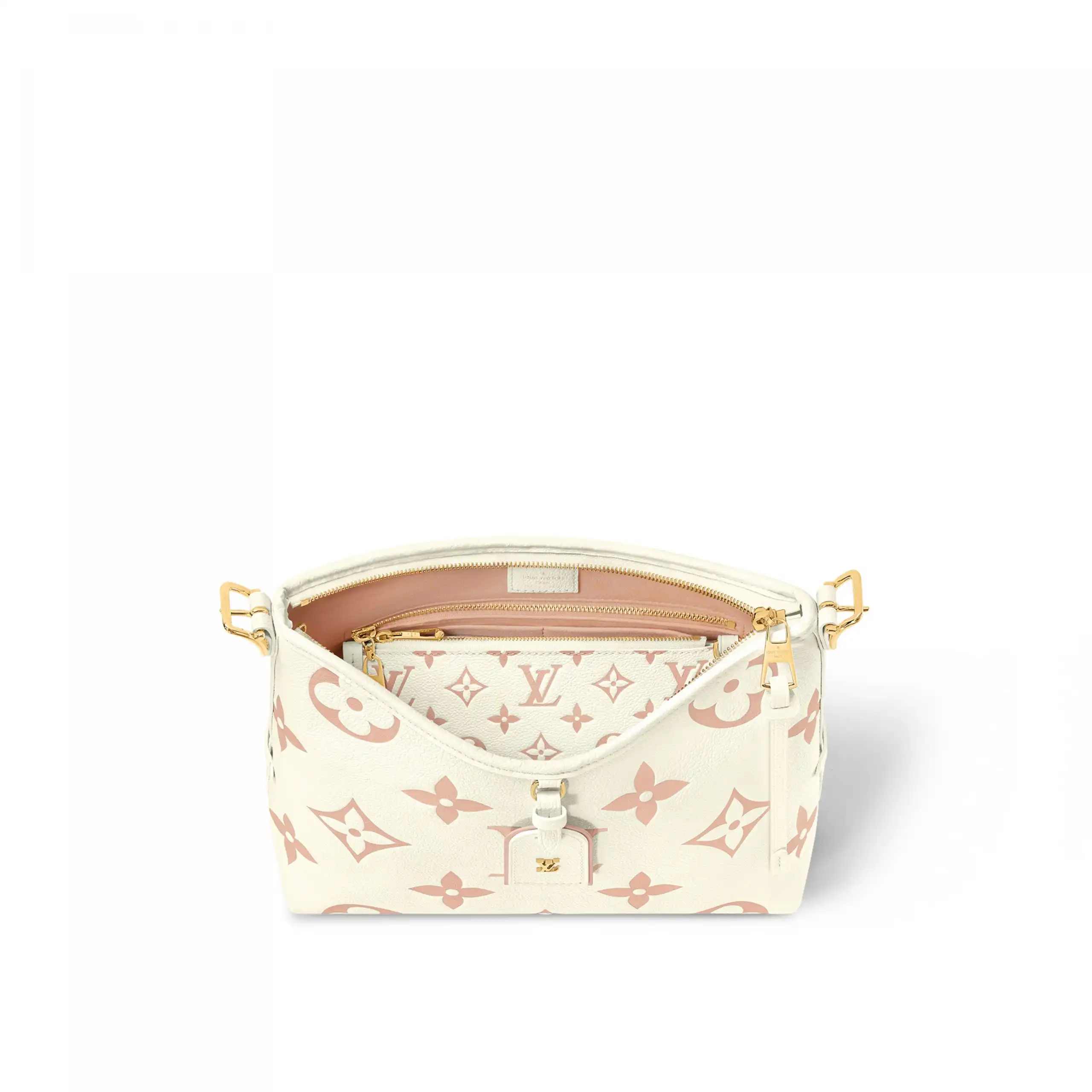 Affordable Louis Vuitton M24141 CarryAll PM Latte Chamallow