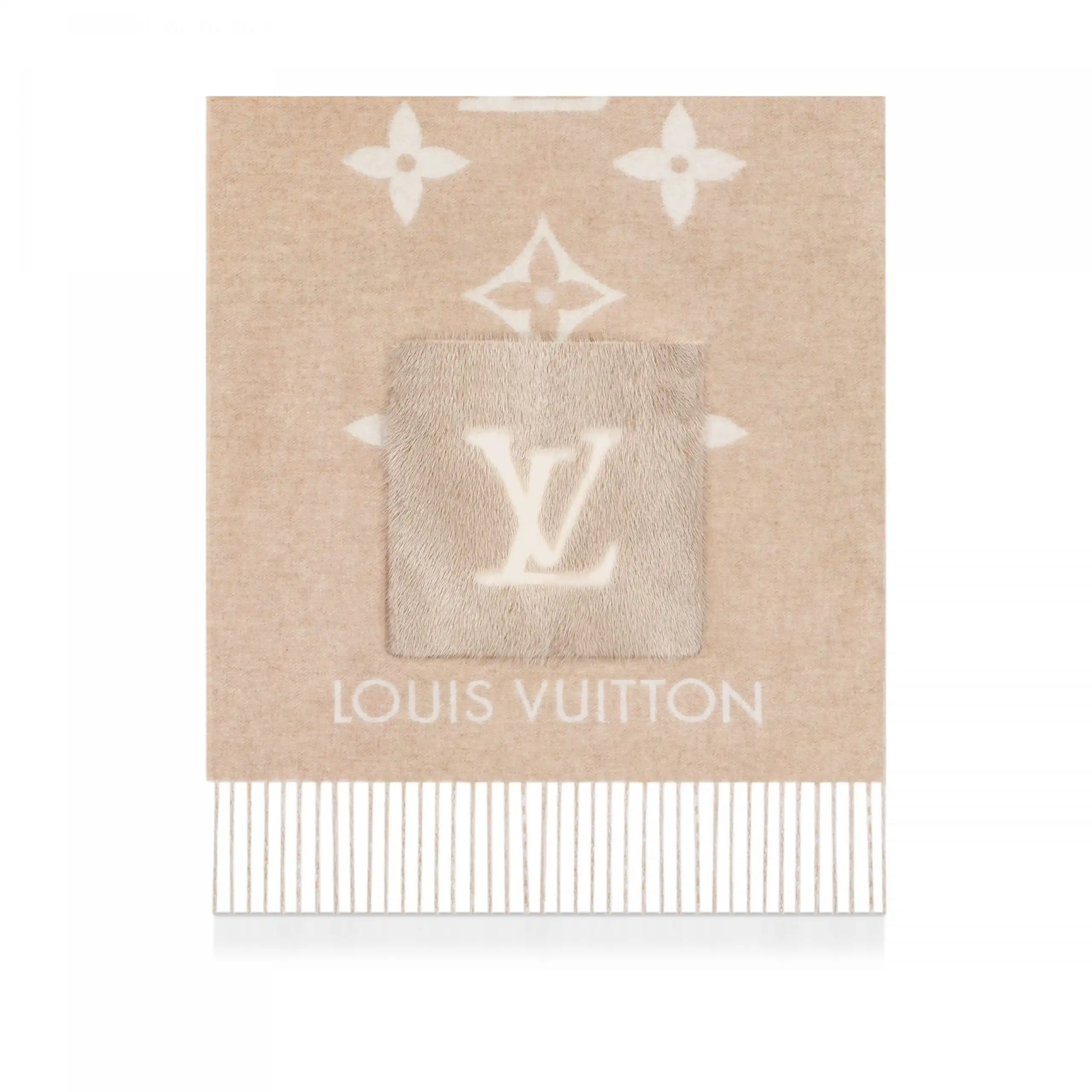 Cheap Louis Vuitton M74354 Cold Reykjavik Beige Scarf