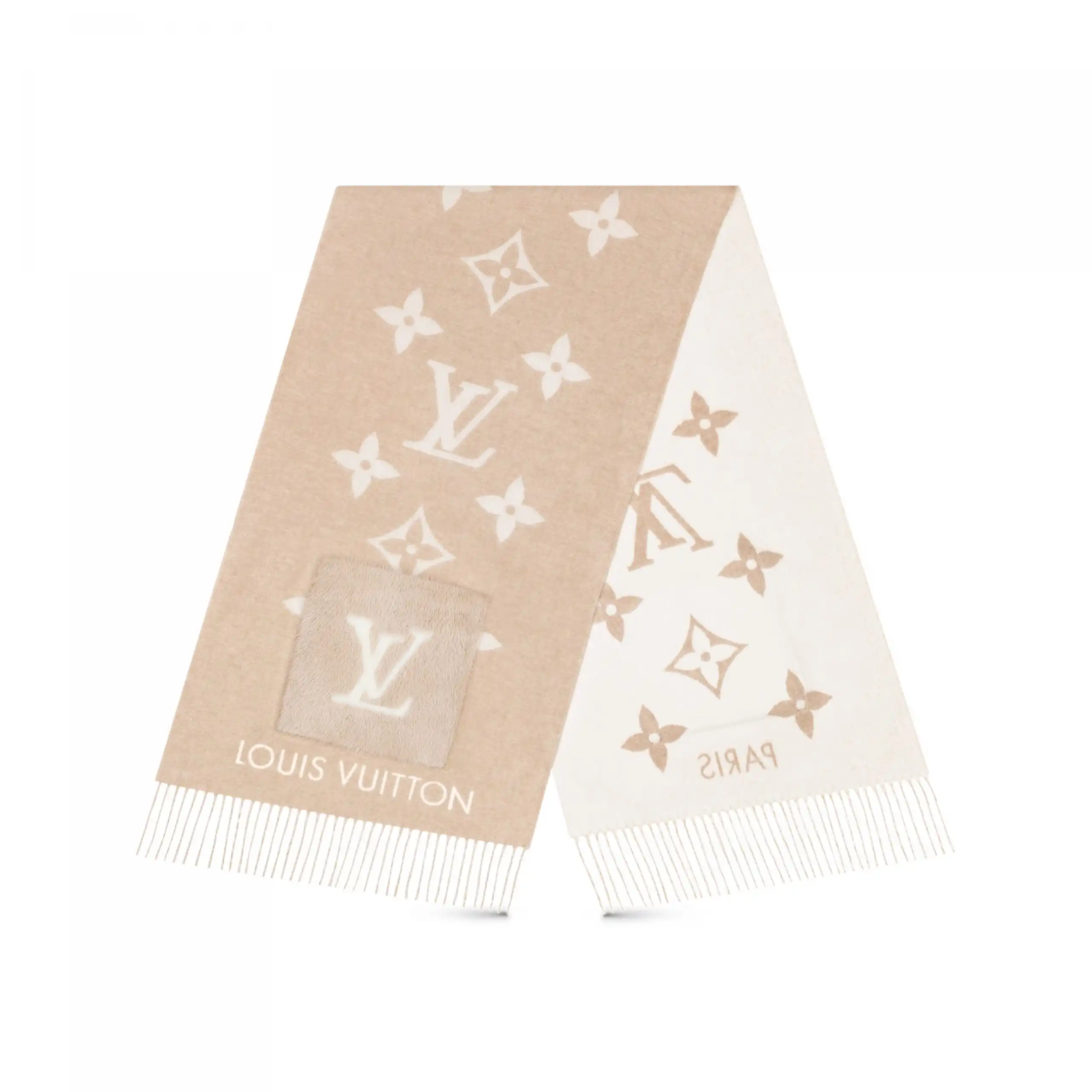 Louis Vuitton M74354 Cold Reykjavik Beige Scarf