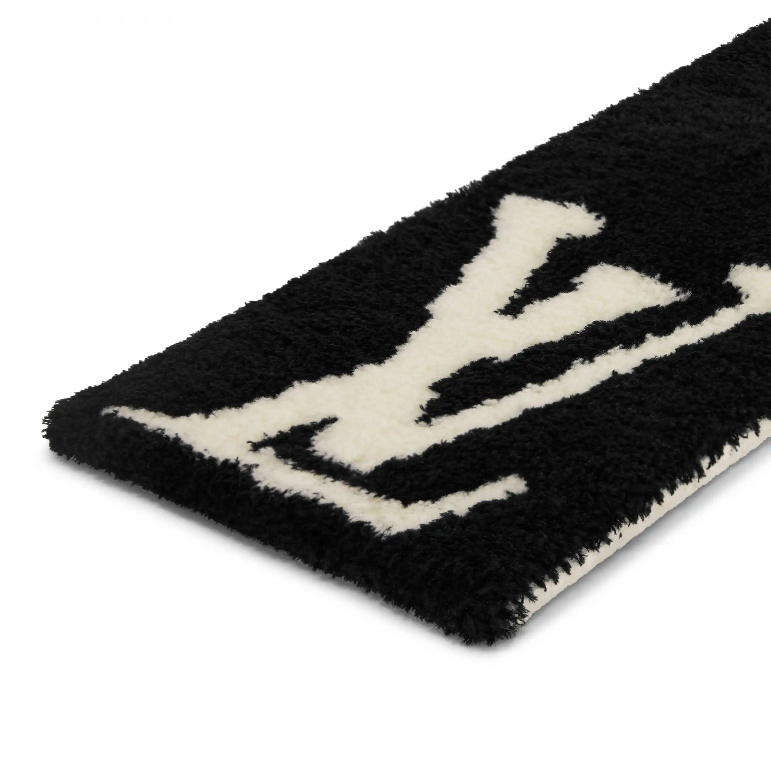 Cheap Louis Vuitton M79399 Comfy Black White Scarf