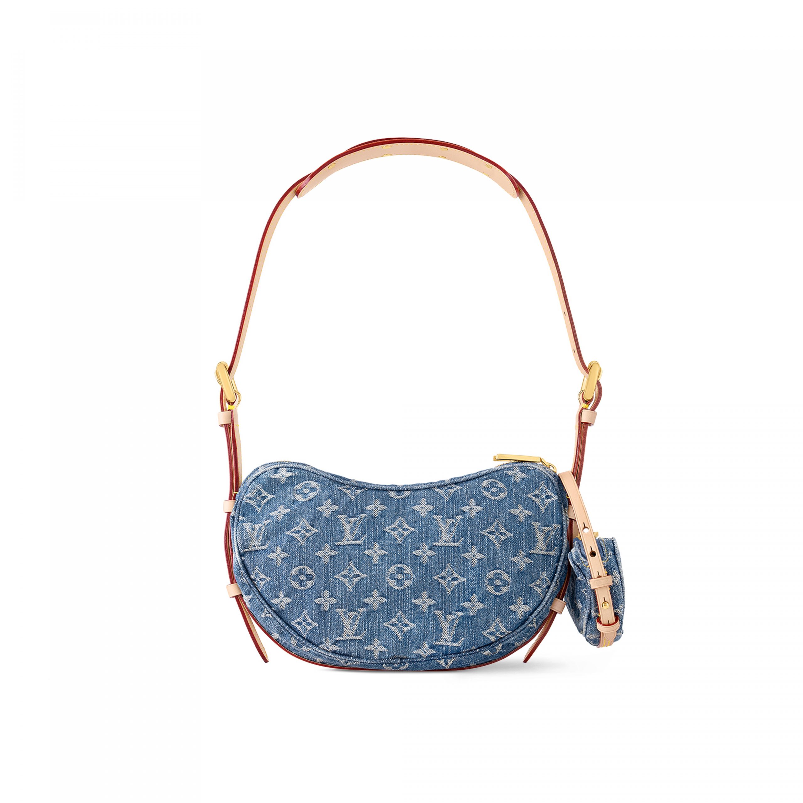 Lvlenka Louis Vuitton M46856 Croissant MM Denim Blue