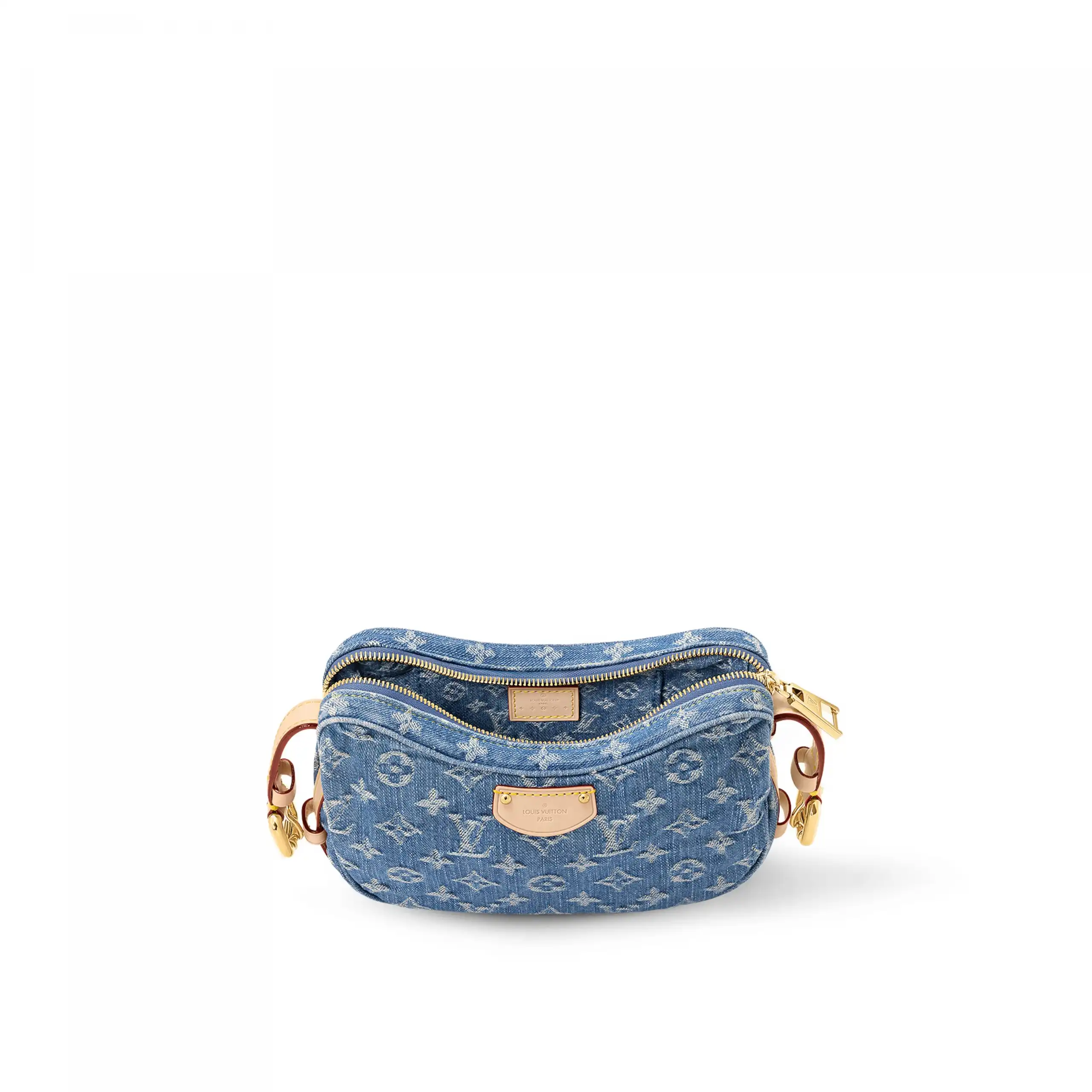 Affordable Louis Vuitton M46856 Croissant MM Denim Blue