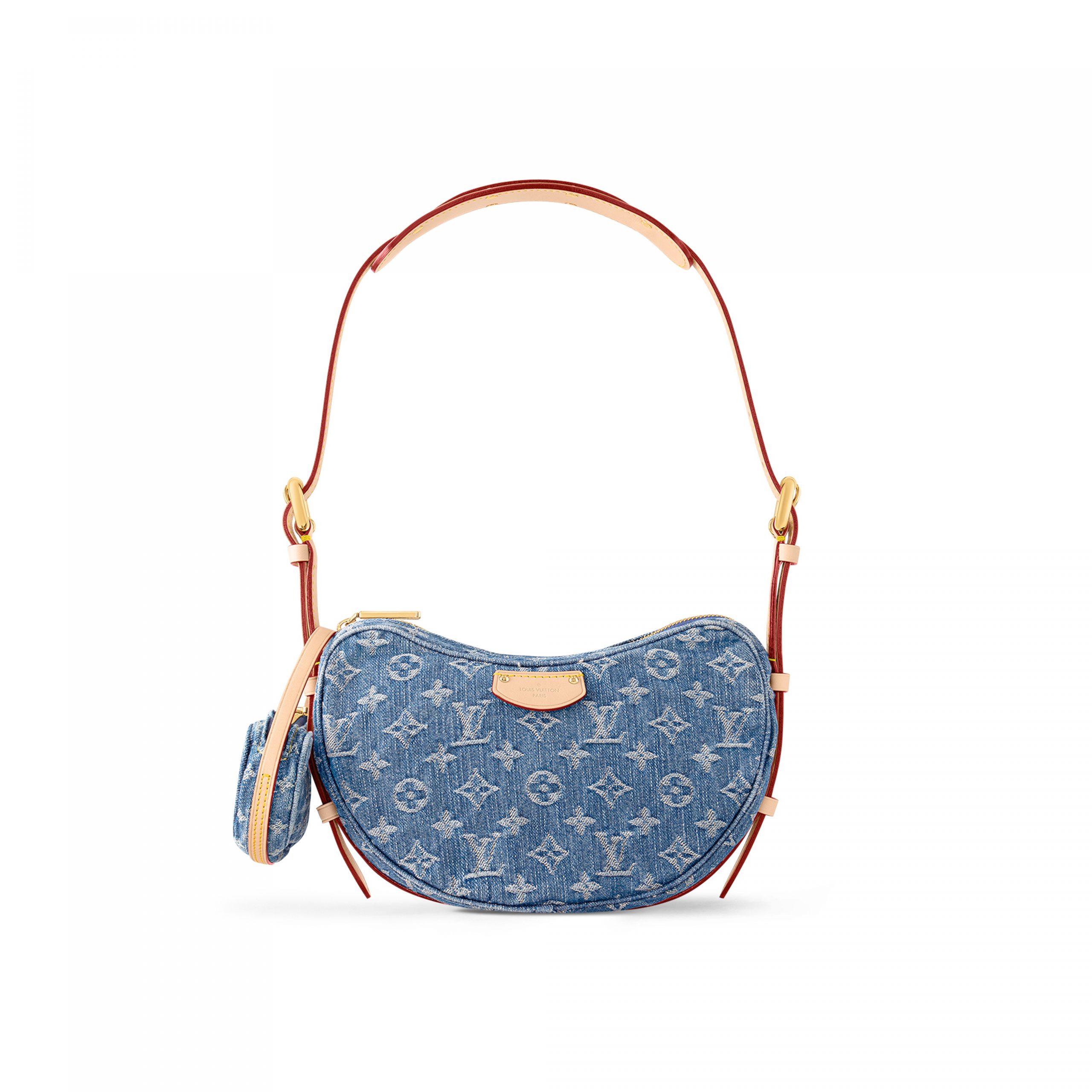 Lvlenka Louis Vuitton M46856 Croissant MM Denim Blue