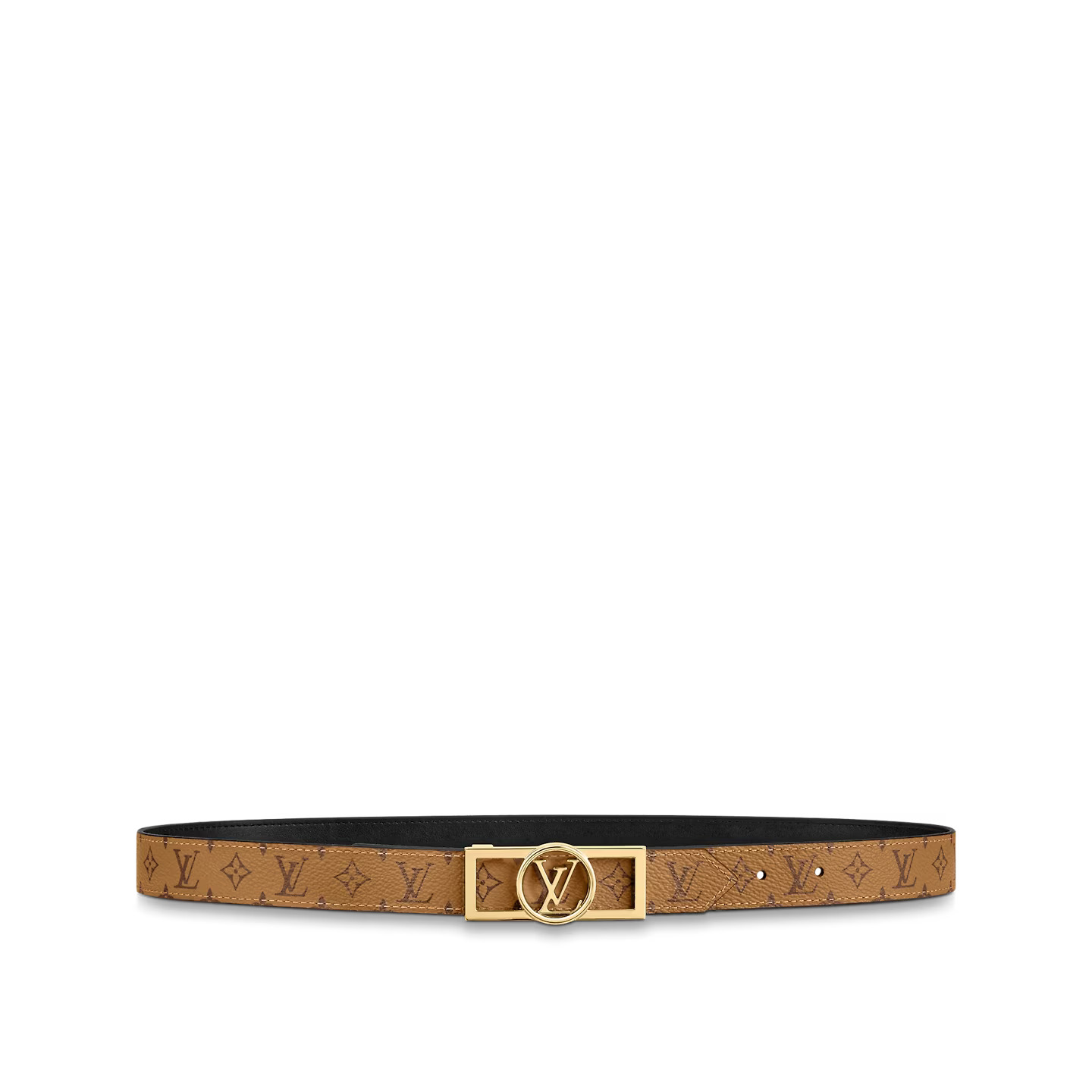 Lvlenka Louis Vuitton M0203U Autres Toiles Monogram Dauphine 25mm Reversible Belt