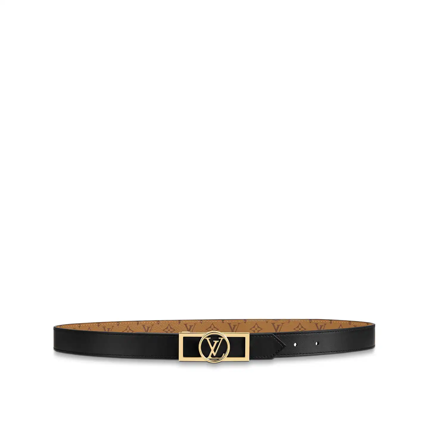 Cheap Louis Vuitton M0203U Autres Toiles Monogram Dauphine 25mm Reversible Belt