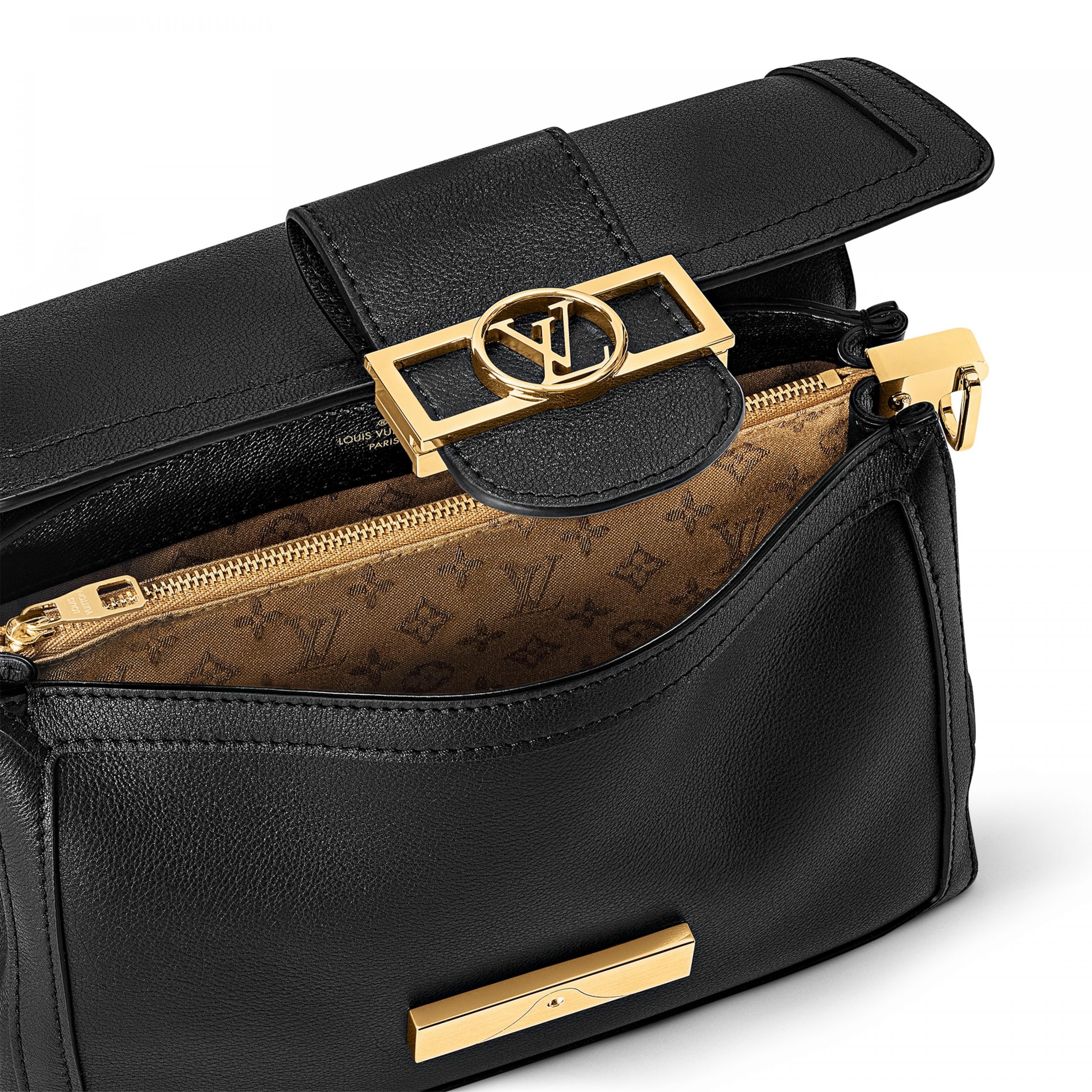 Lvlenka Louis Vuitton M25209 Dauphine Soft MM Black