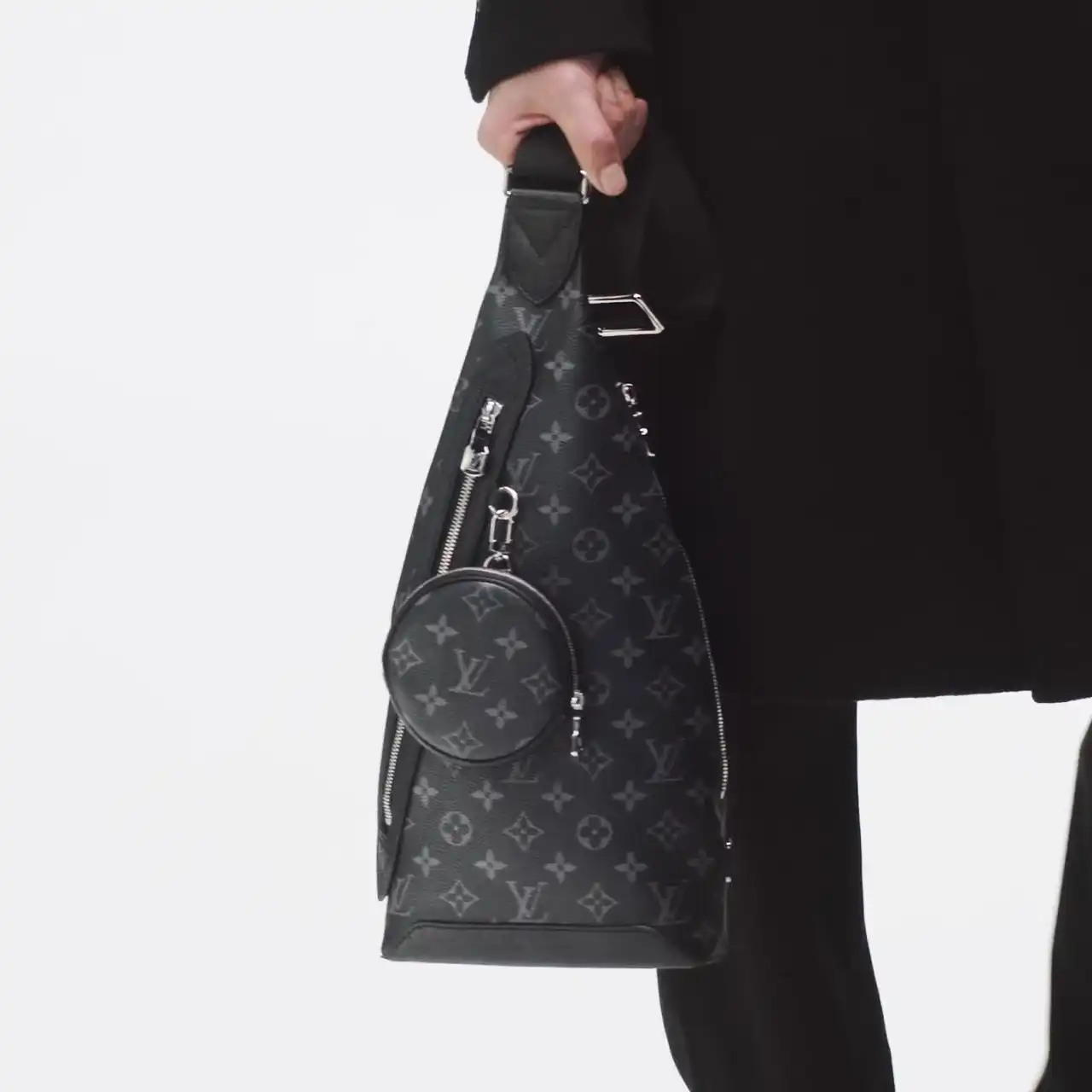 Affordable Louis Vuitton Monogram Eclipse M30936 Duo Slingbag