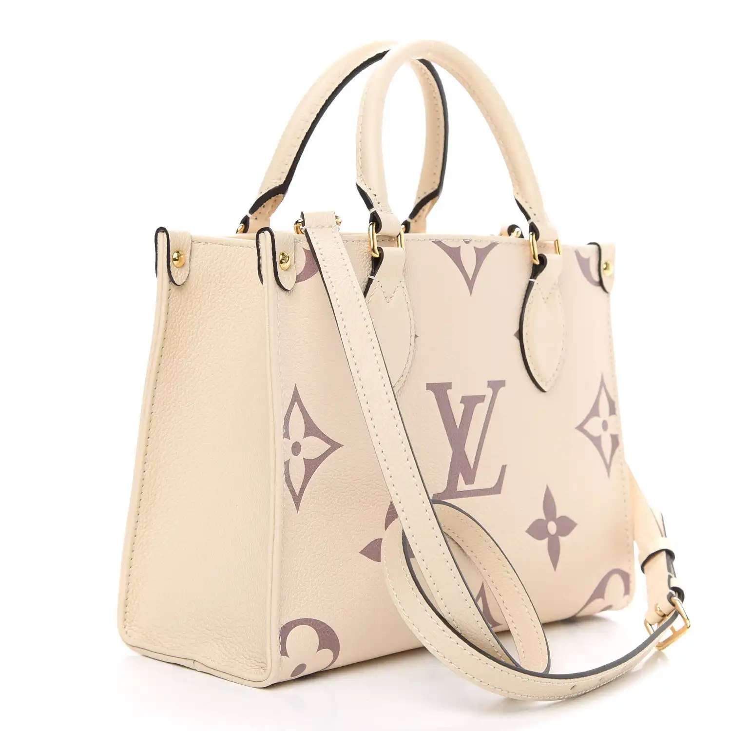 Cheap LF Louis Vuitton Empreinte Monogram Giant Onthego PM M45654 Creme Bois De Rose