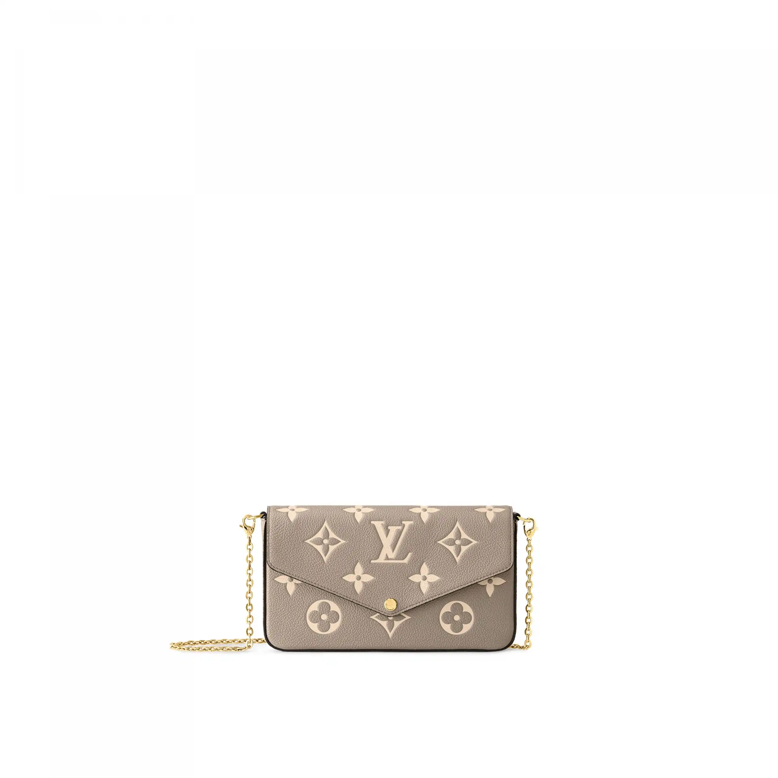 Louis Vuitton M82610 Félicie Pochette Tourterelle Gray