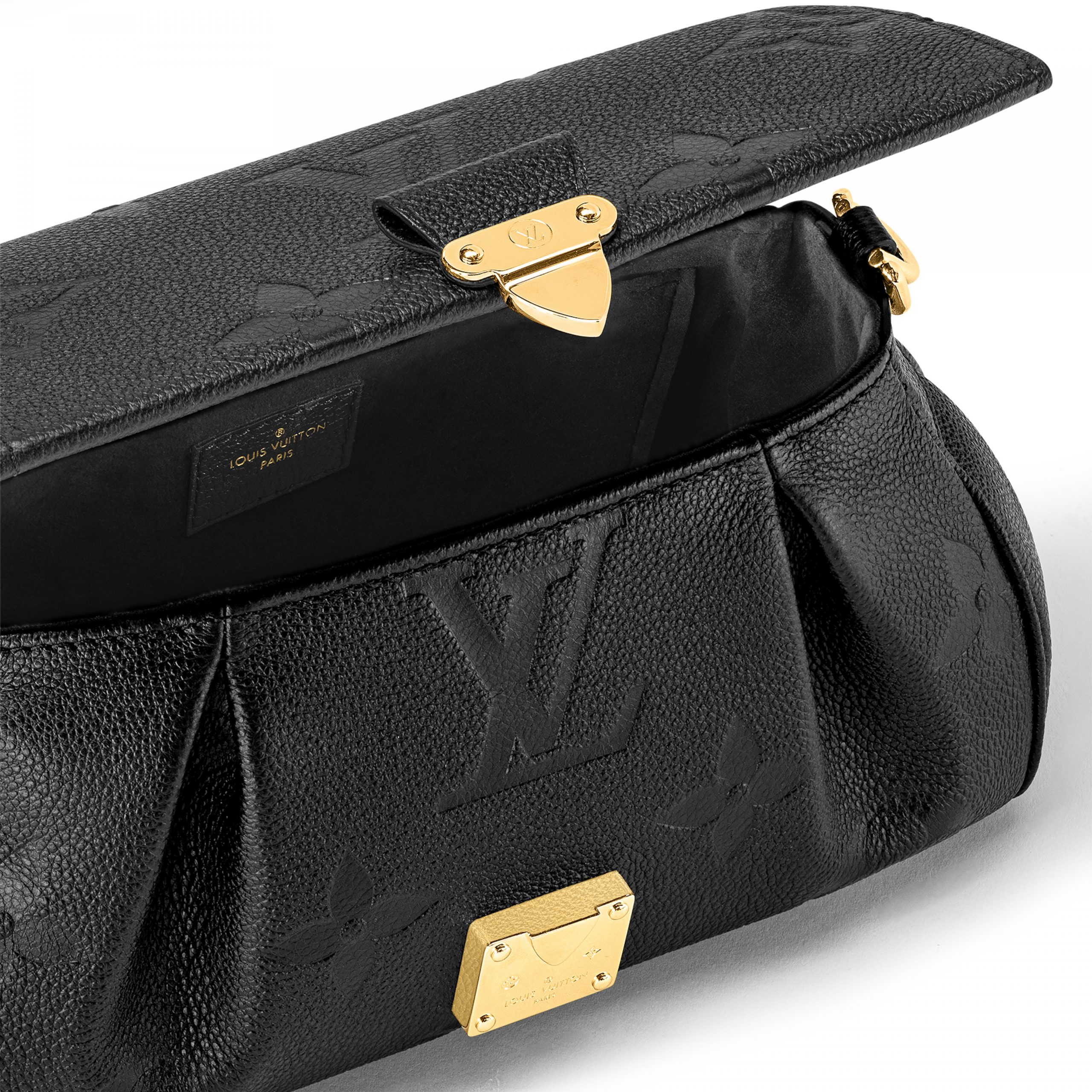 Louis Vuitton M45813 Favorite Monogram Empreinte Leather Black