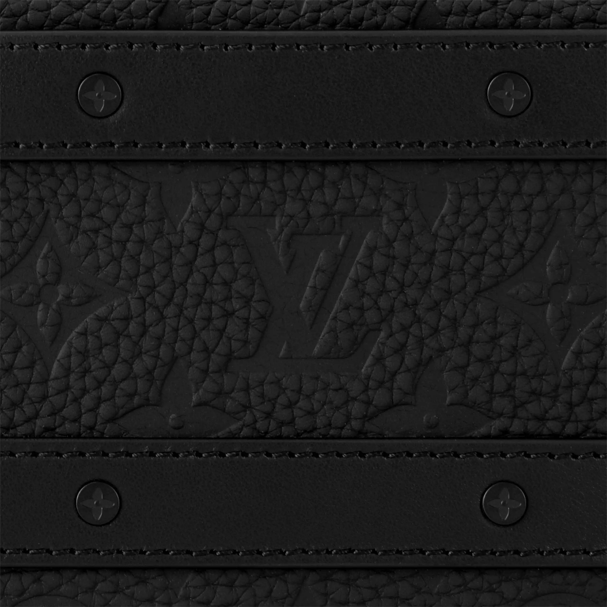 Affordable Louis Vuitton M59163 Handle Soft Trunk Black Monogram