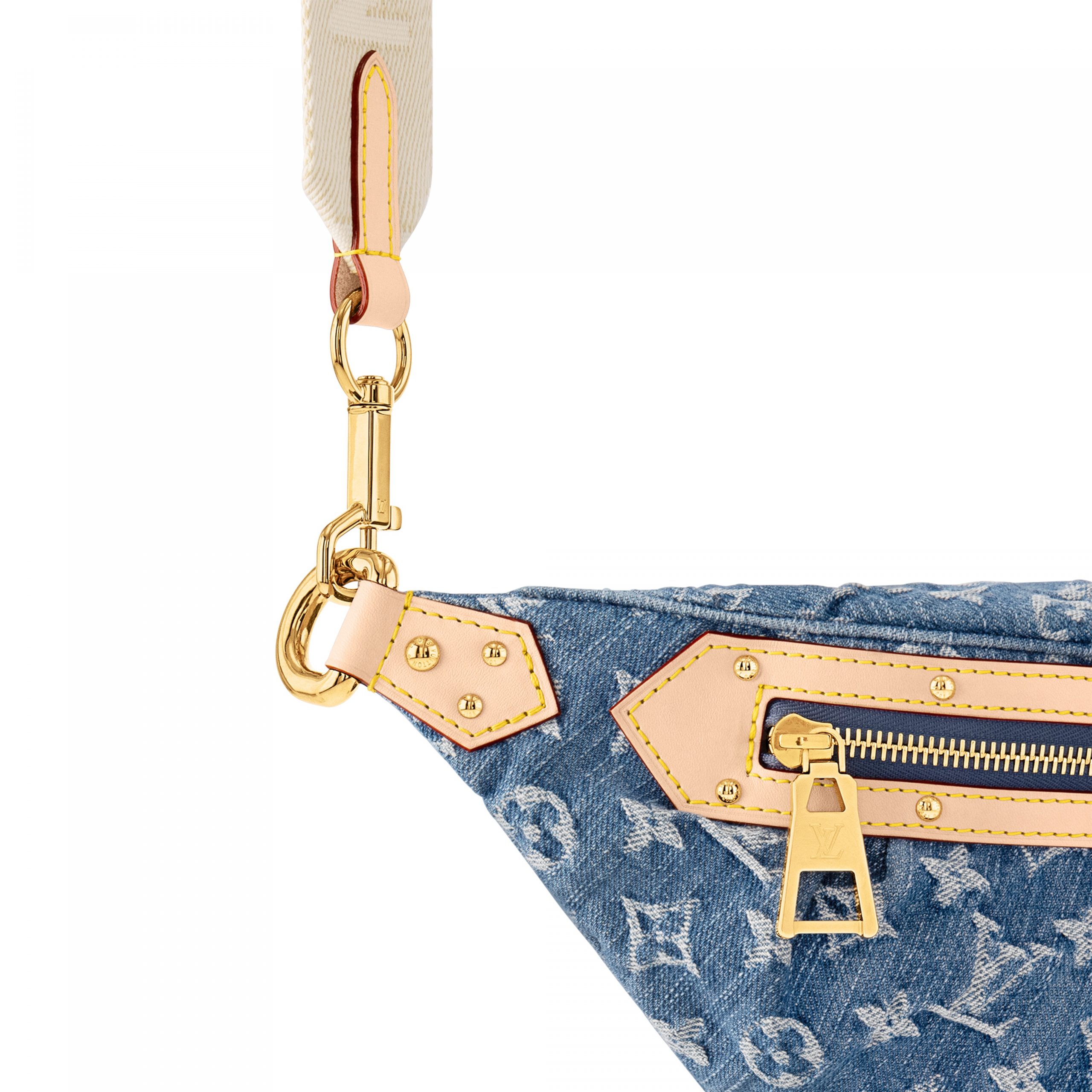 Louis Vuitton M46837 High Rise Denim Blue