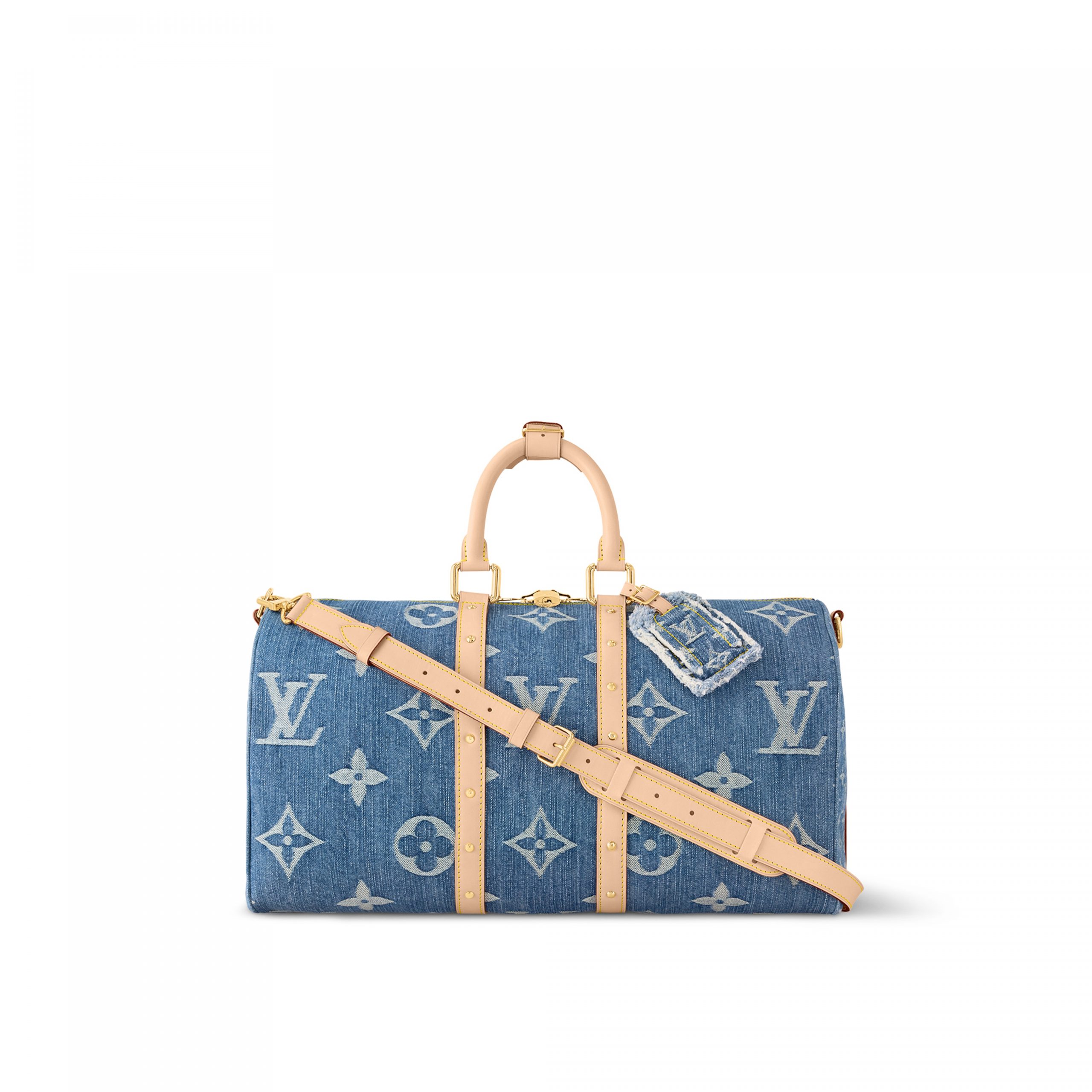 Lvlenka Louis Vuitton M24315 Keepall Bandoulière 45 Denim Blue