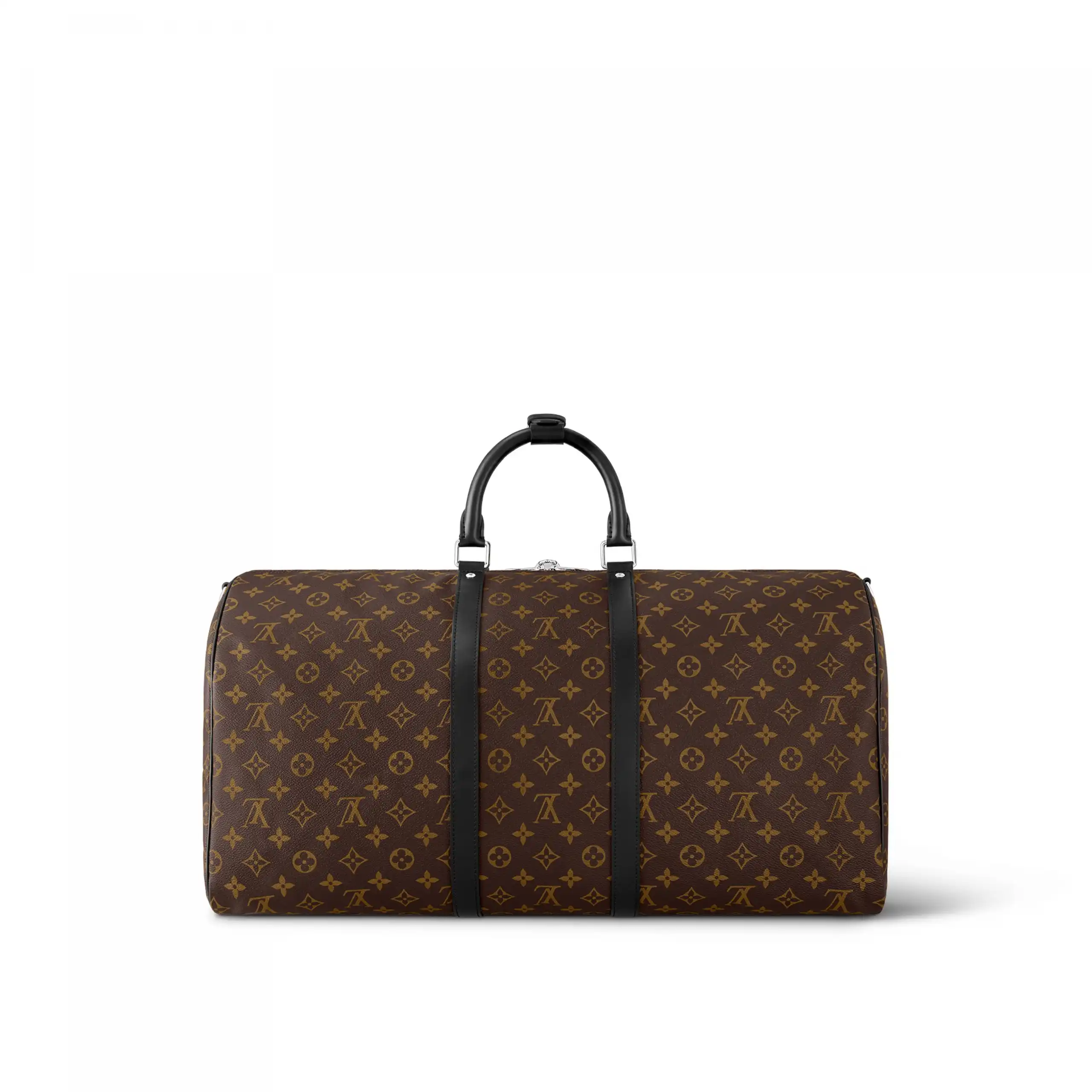 Affordable Louis Vuitton Keepall Bandouliere 55 Black M56714