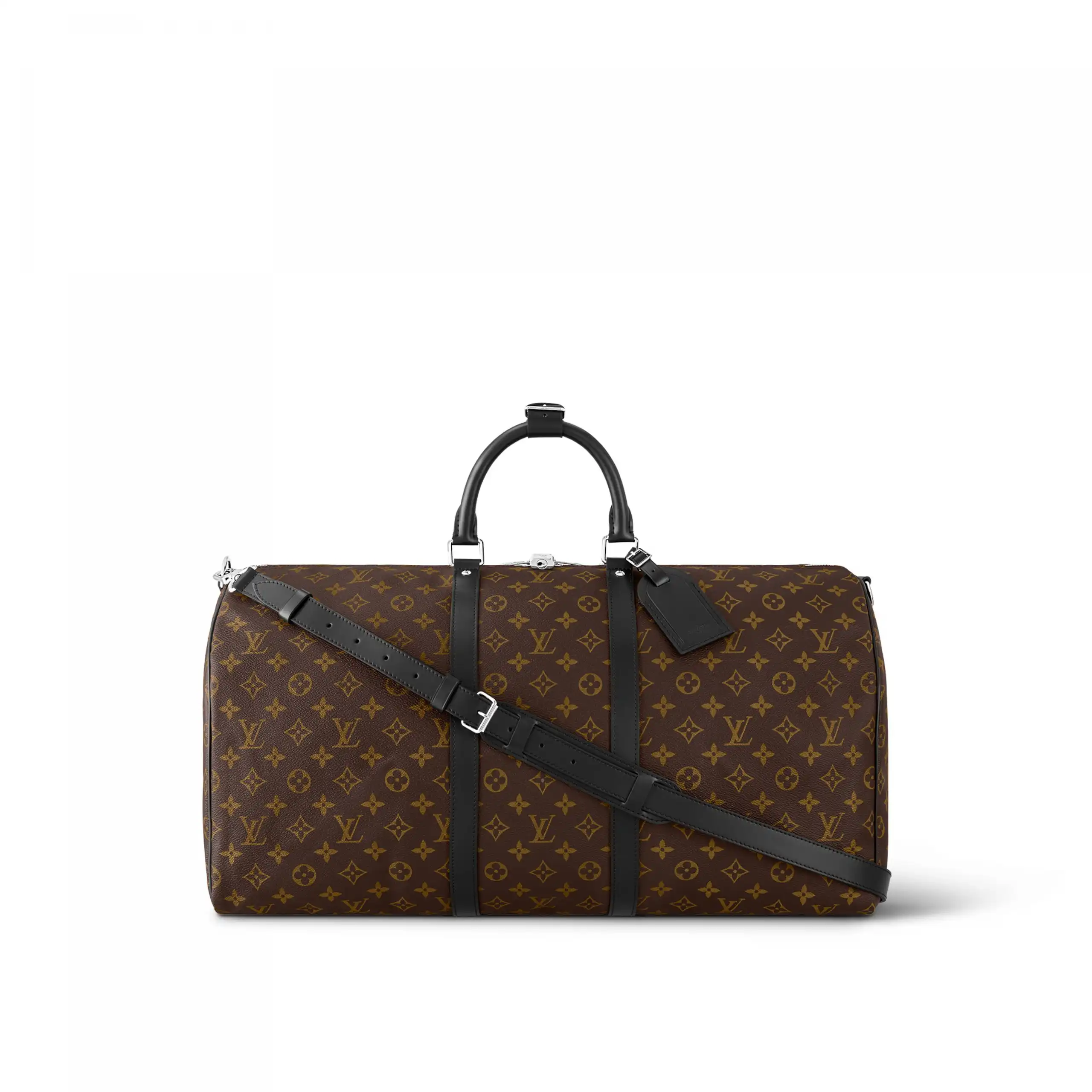 Louis Vuitton Keepall Bandouliere 55 Black M56714