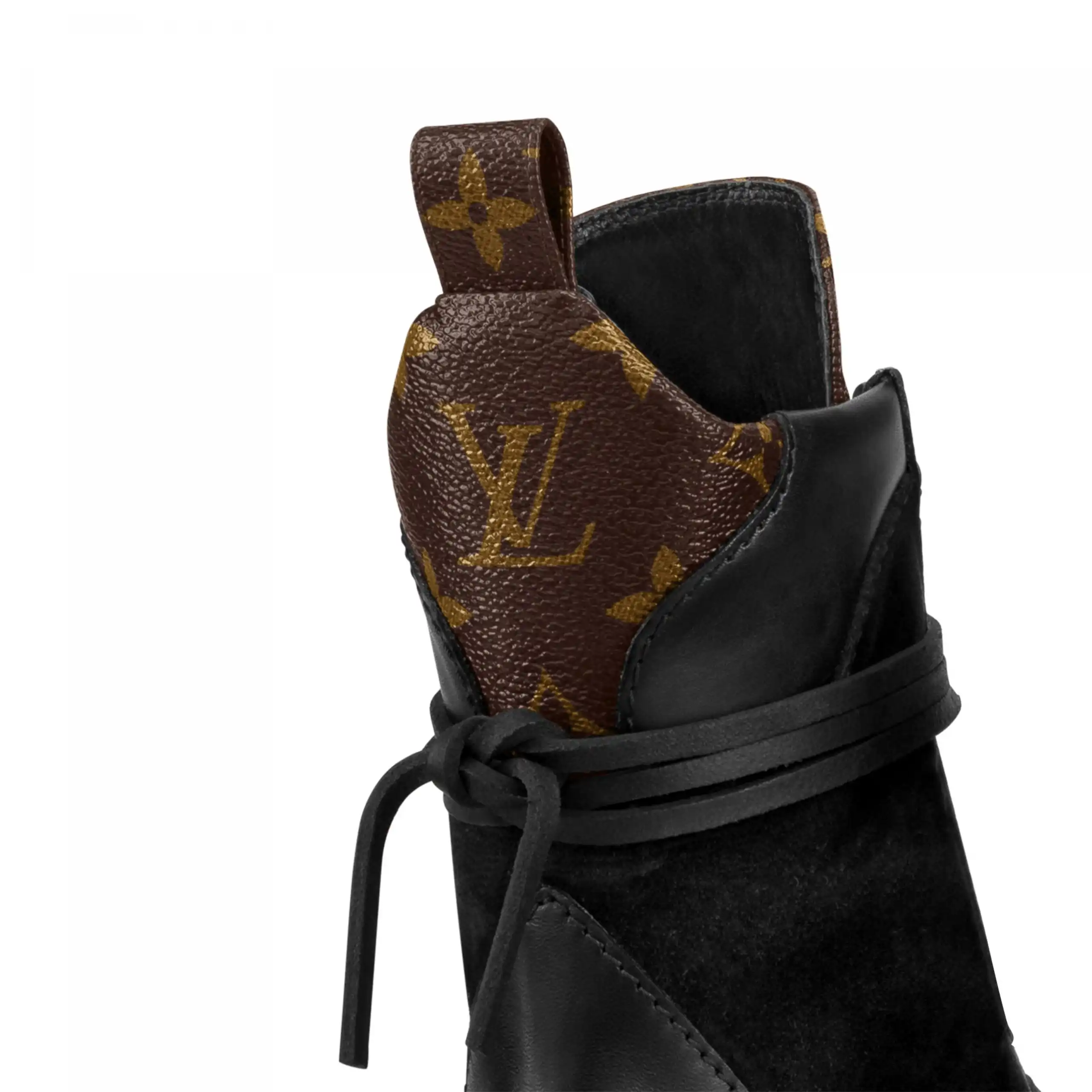 Cheap Louis Vuitton Laureate Platform Desert Boot Black 1A4XXZ